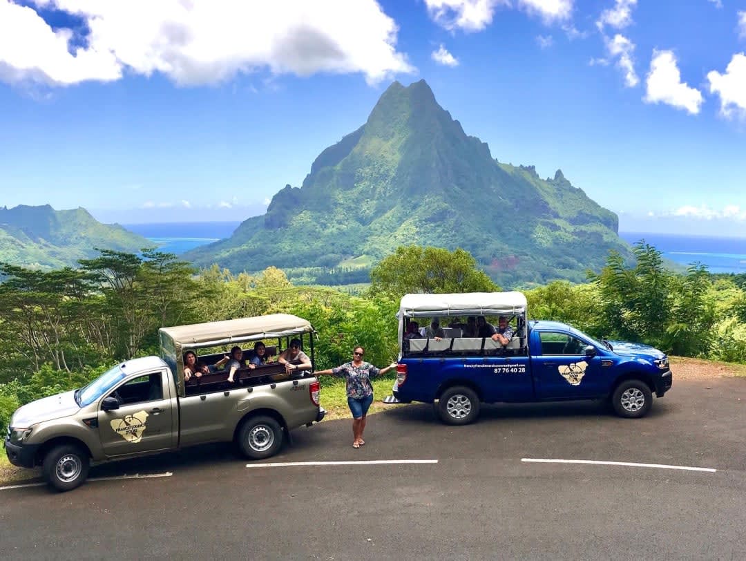 4x4 excursion to Moorea