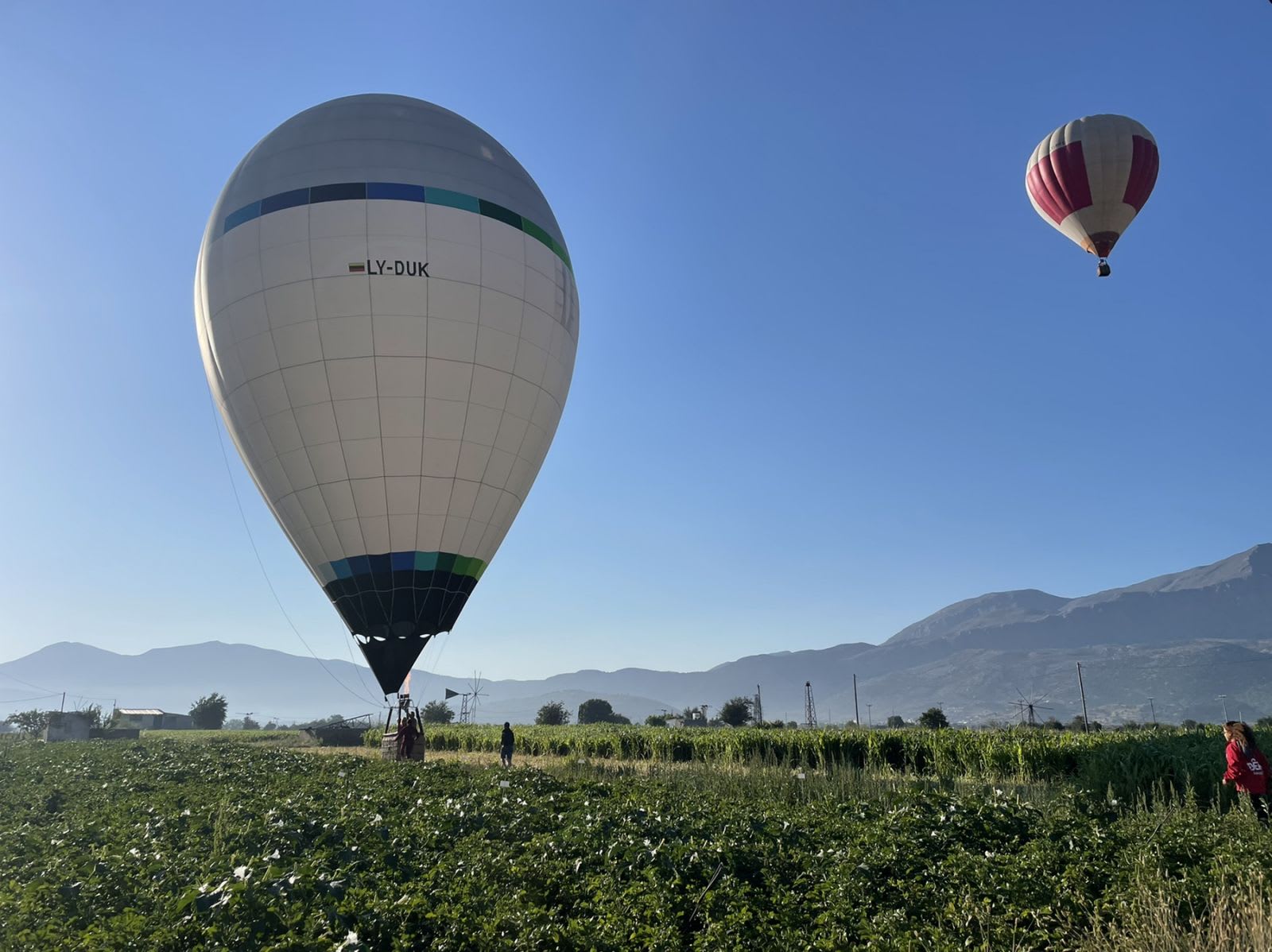 Ballonfahrt über die Lassithi Hochebene