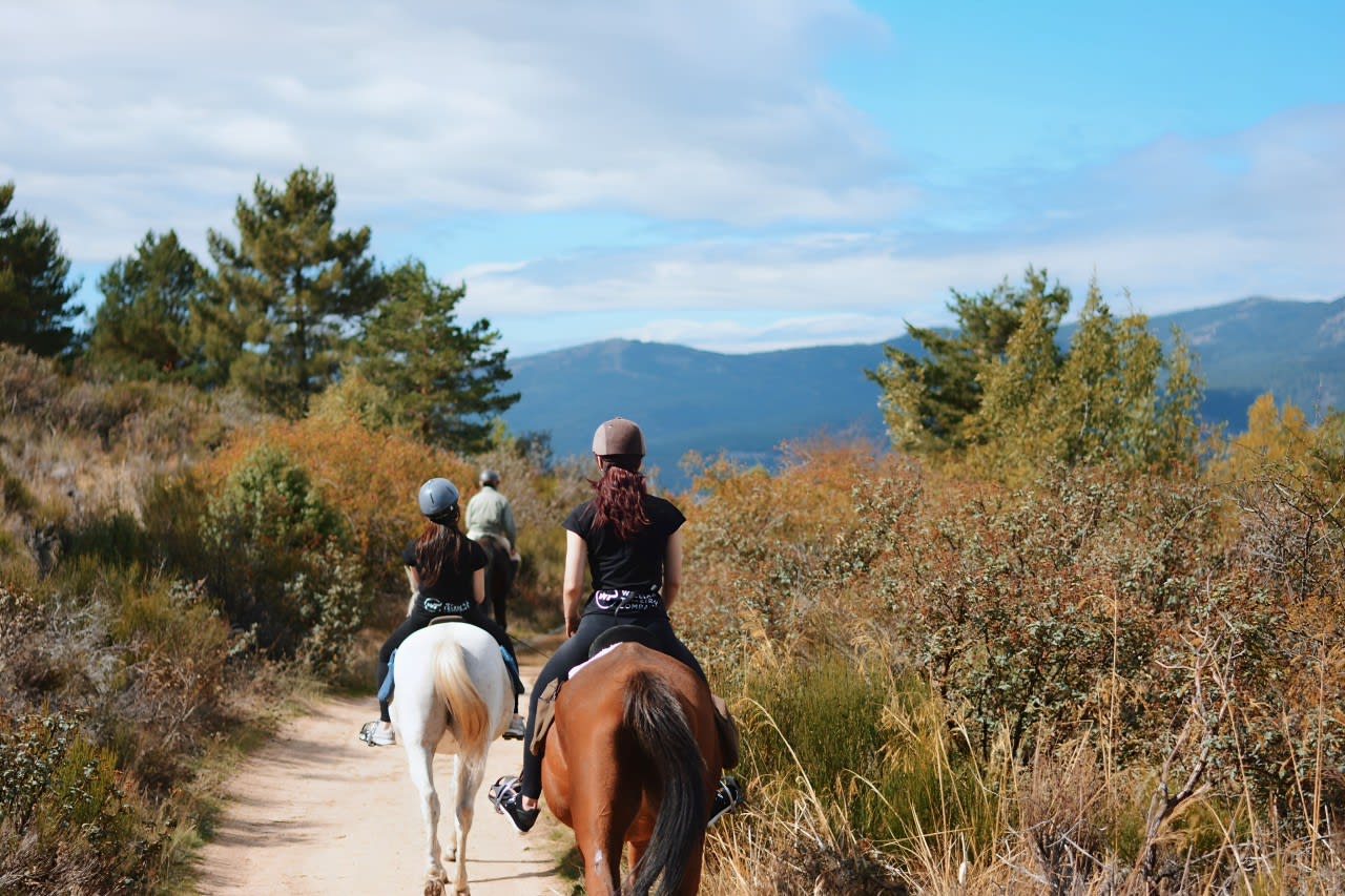 Paseo a caballo parque nacional Guadarrama