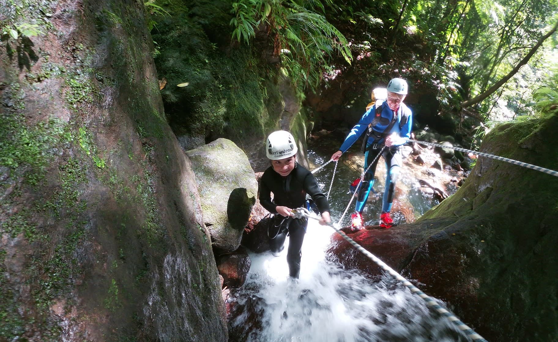 Canyoning pour enfants en Guadeloupe