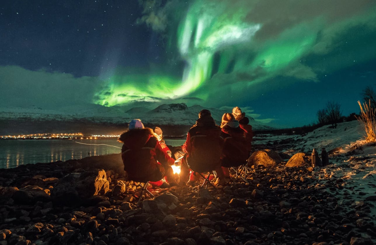 Chasse aux aurores boréales à Tromso