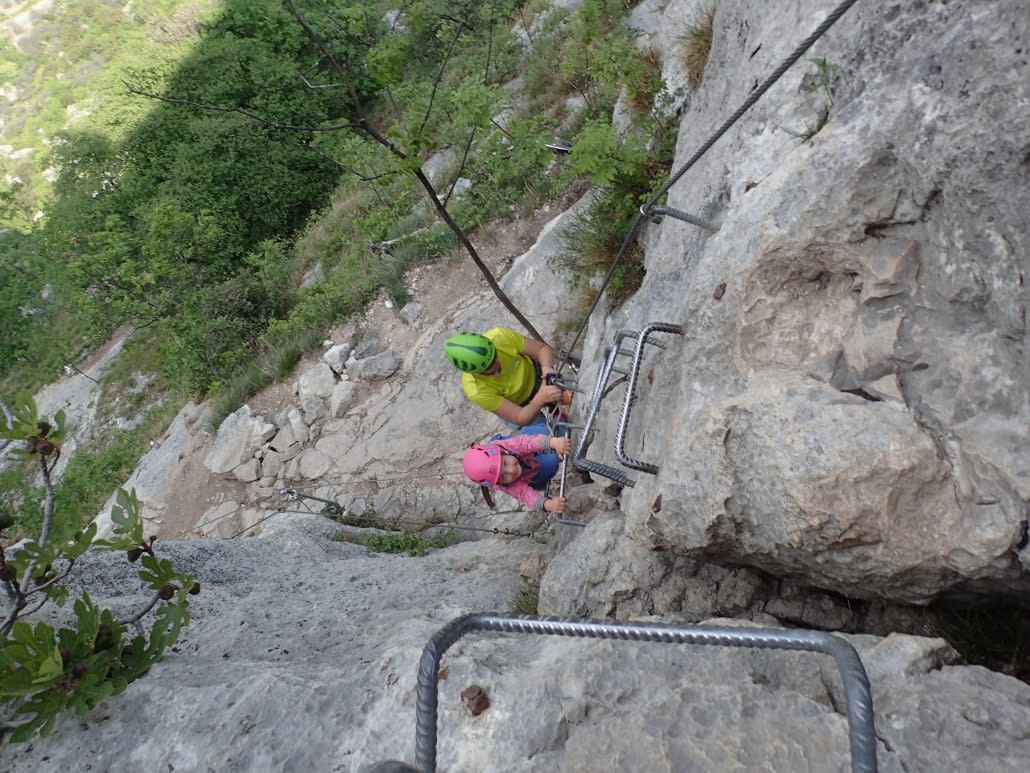 Via Ferrata Colodri au Lac de Garde