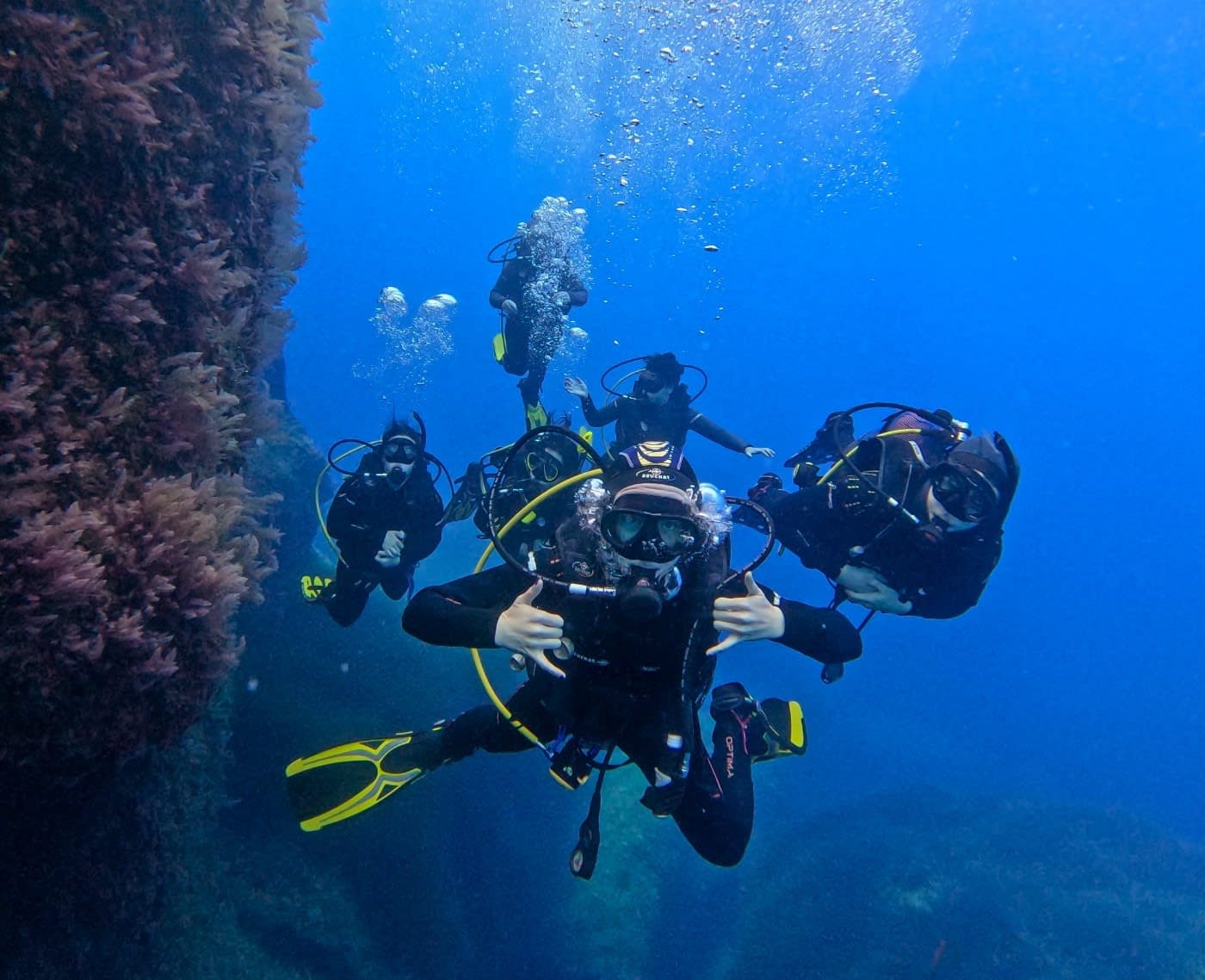 Scuba diving in Exiles Bay