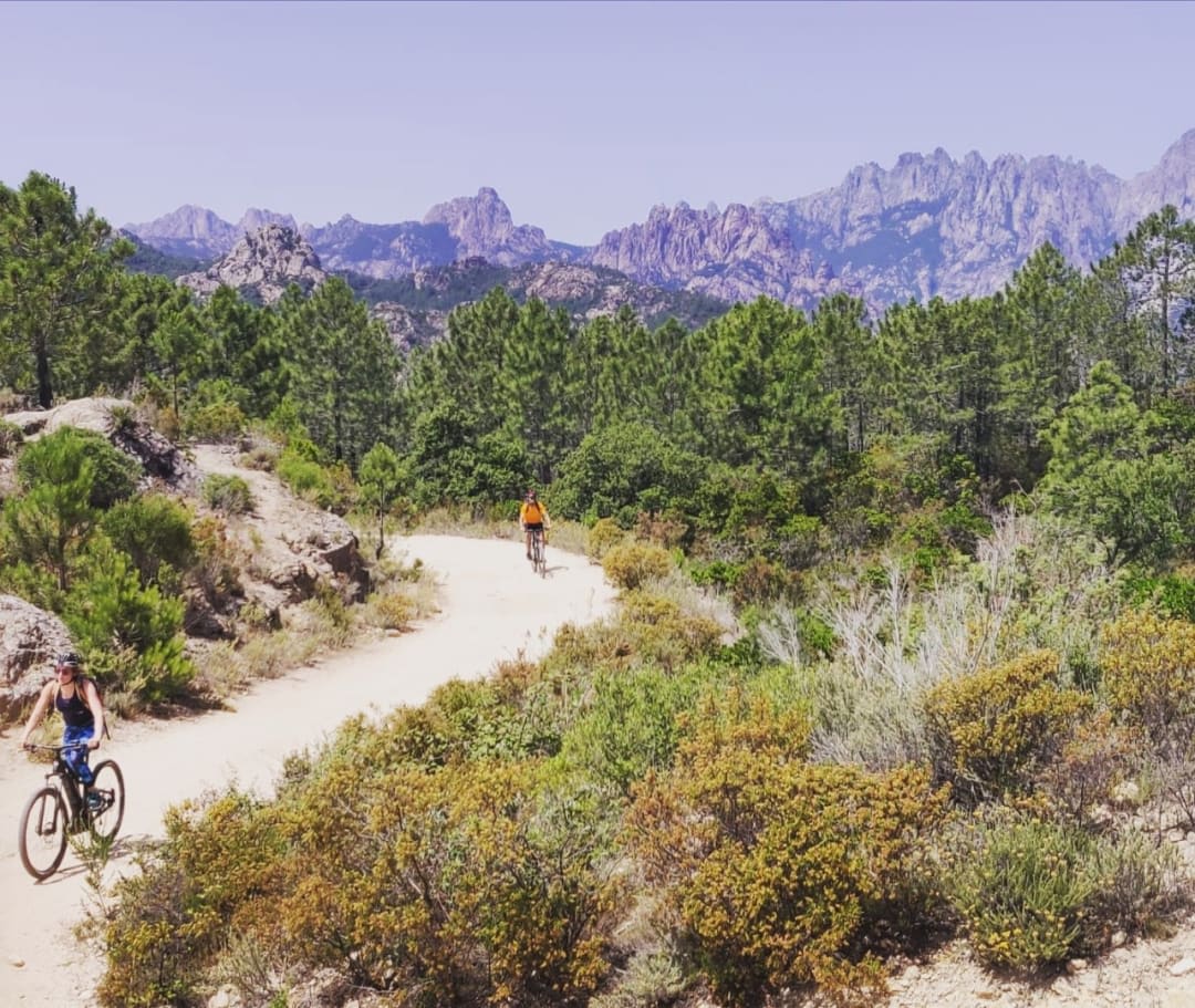 excursion vtt dans les aiguilles de bavella