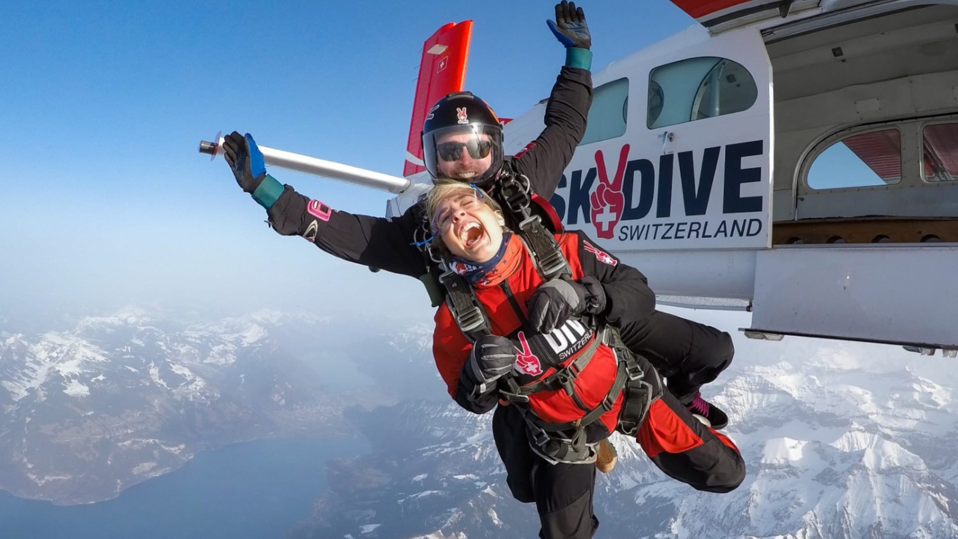 Fallschirmspringen in Interlaken