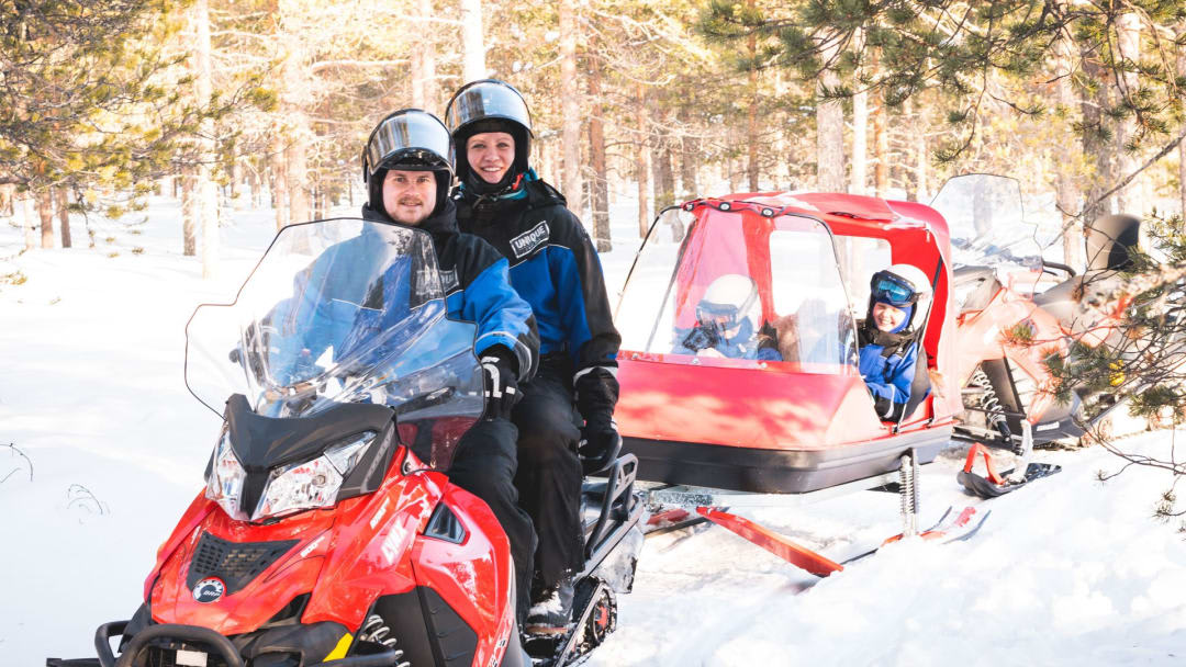 Family Snowmobile Safari from Rovaniemi