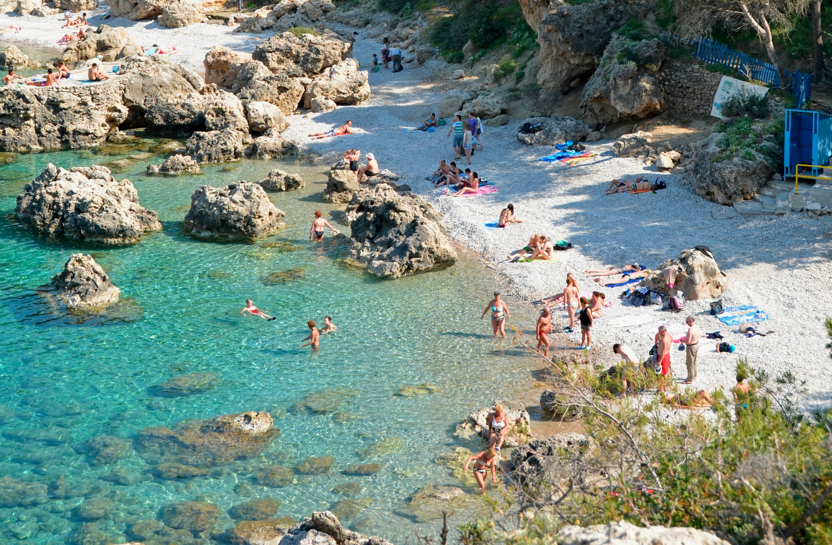 Faliraki Strand auf Rhodos