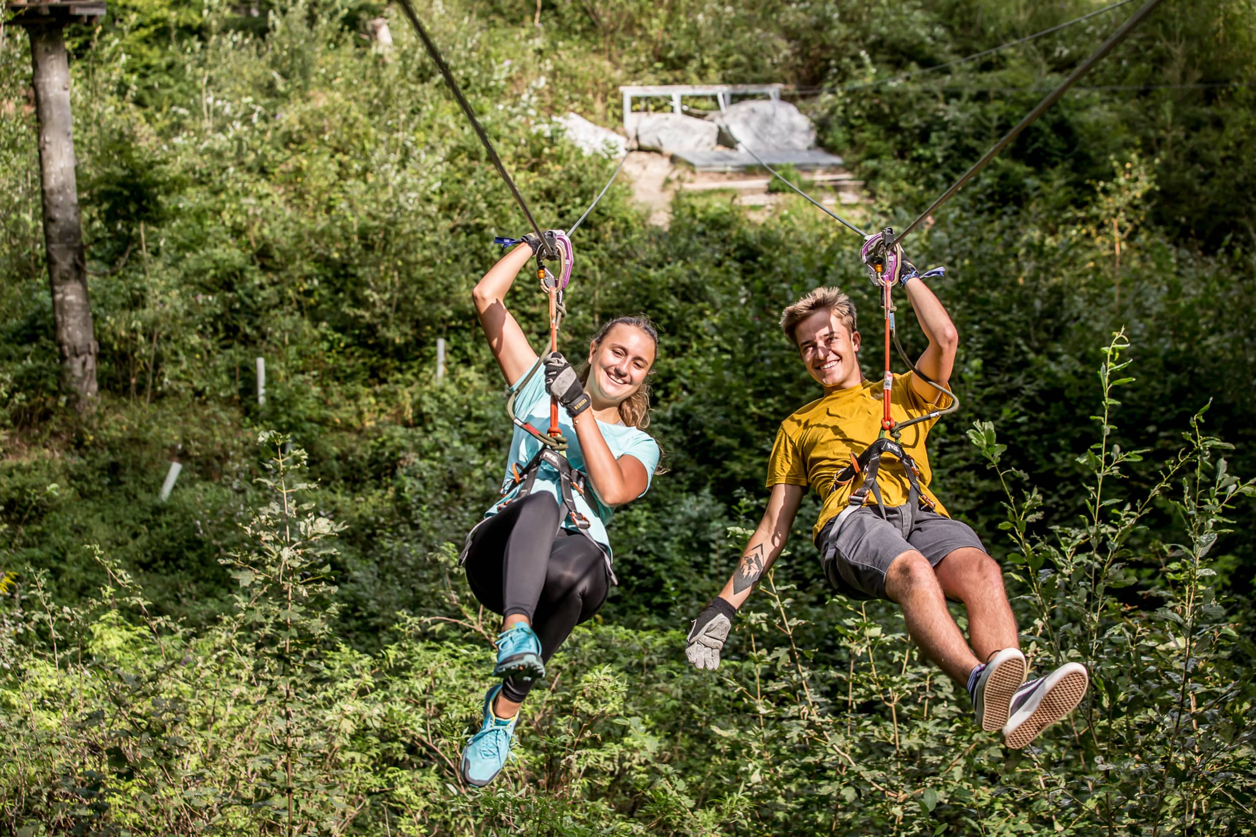 Rope park in Interlaken