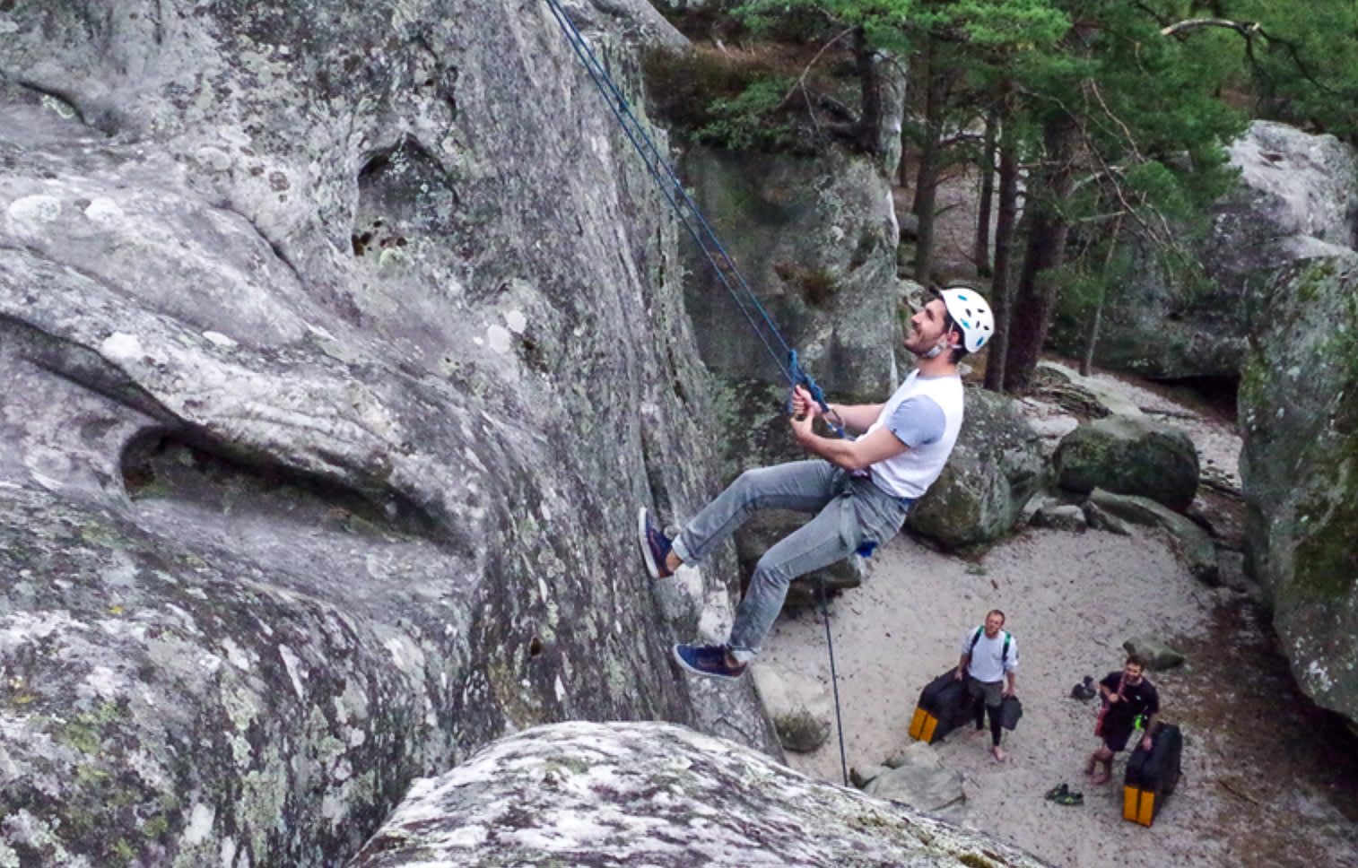 escalade fontainebleau