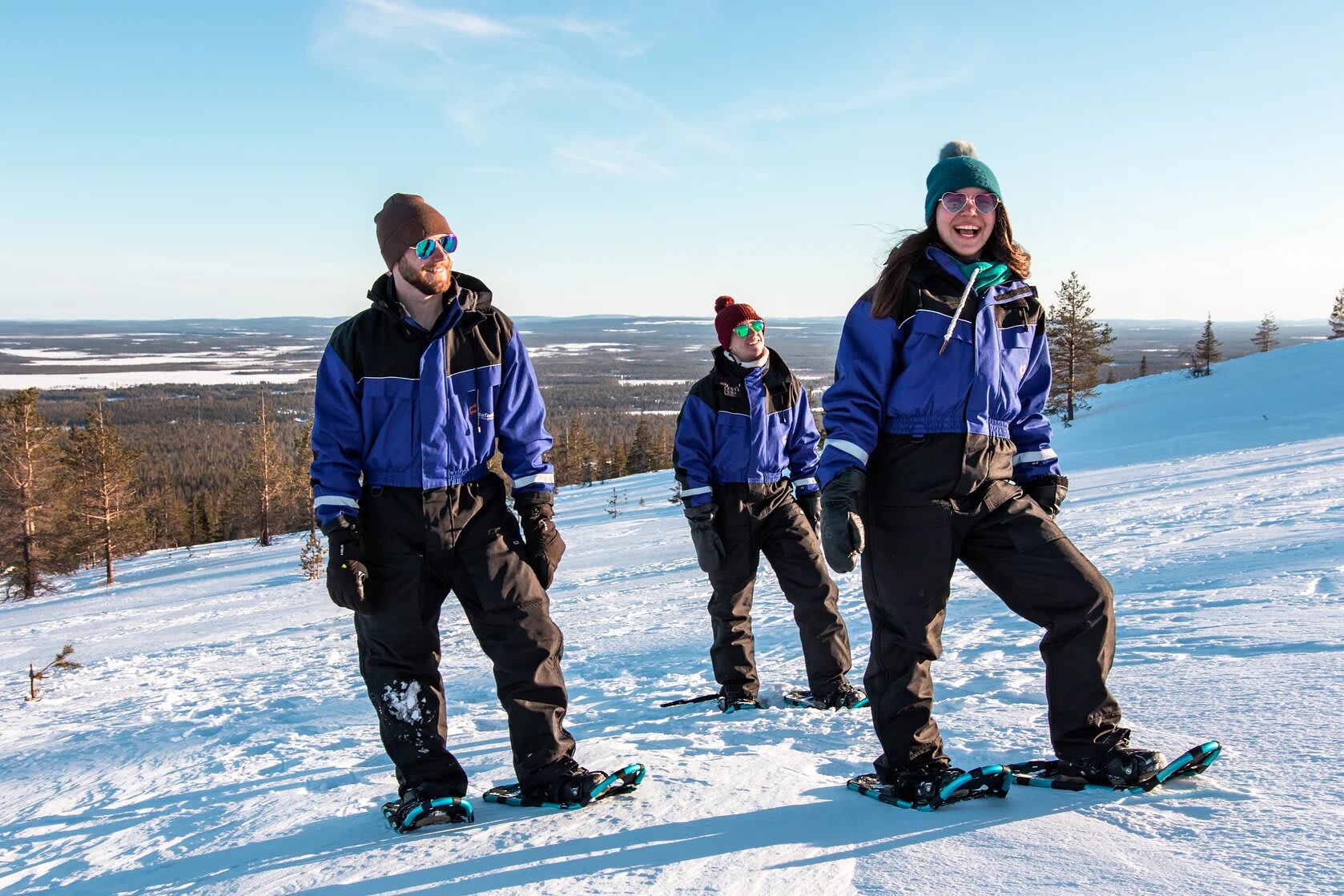 Schneeschuhwandern in Levi