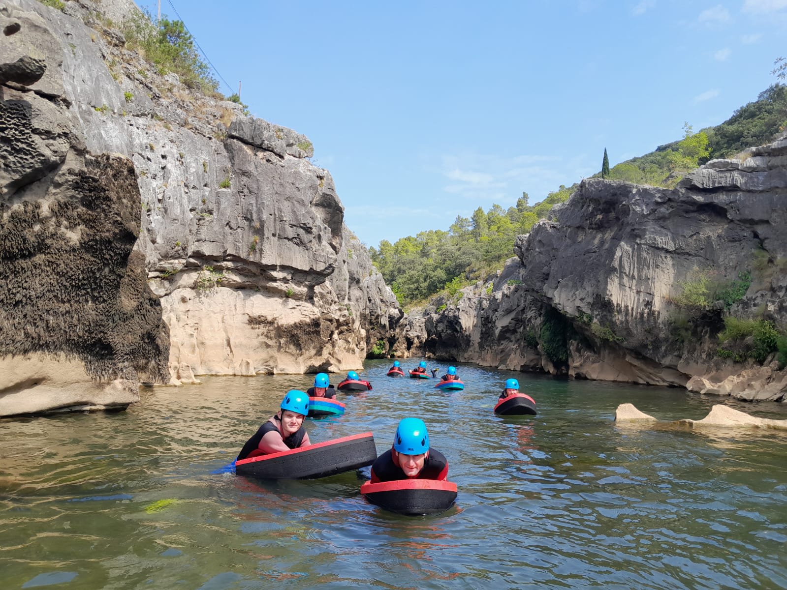 Hydrospeed Descent in the Hérault gorges