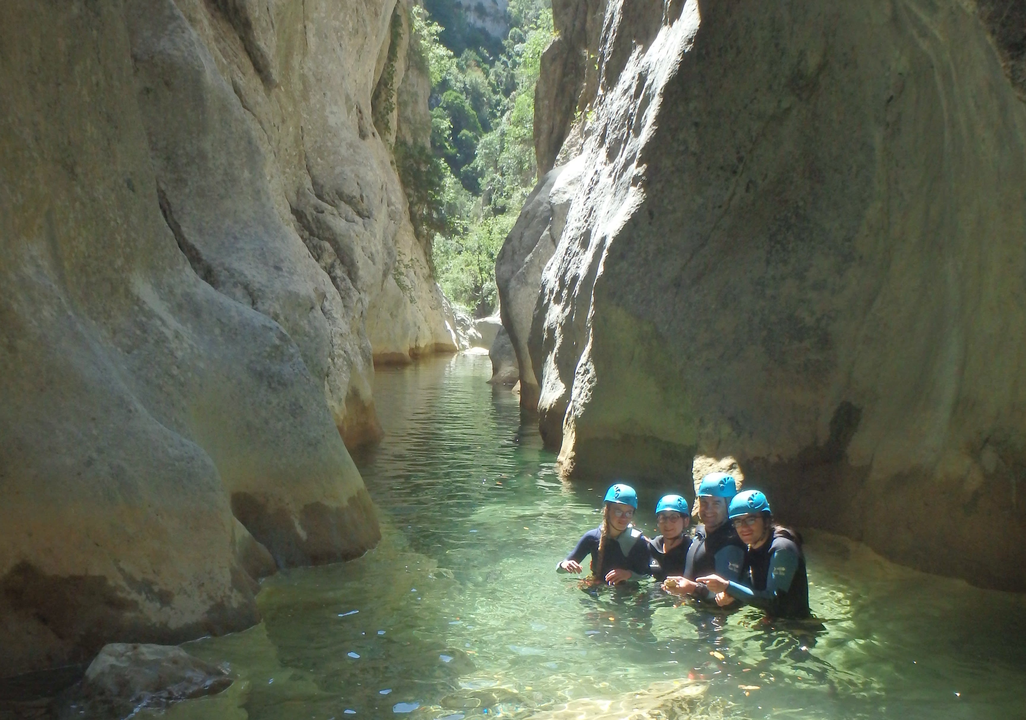 Canyoning Gorge Galamus, Aude