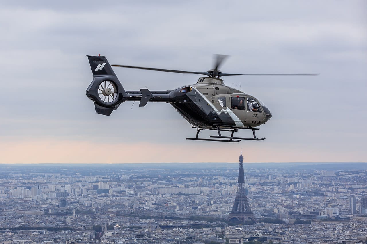 Tour en Hélicoptère au dessus de Versailles