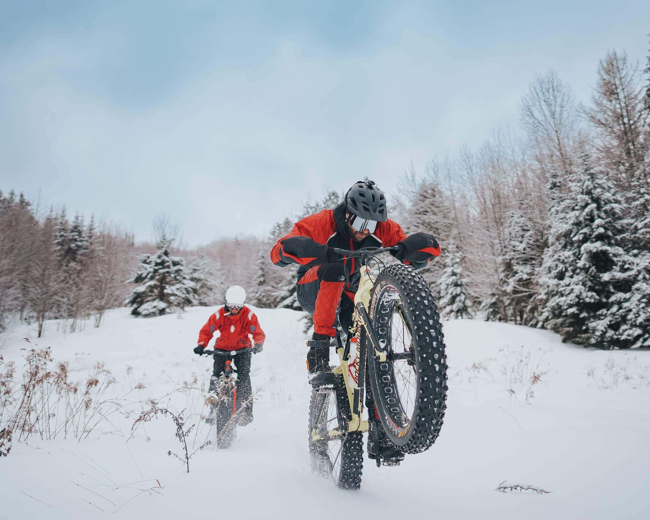 Electric fat bikes in the Laurentians