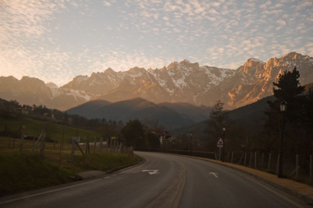 roadway to Picos de Europa