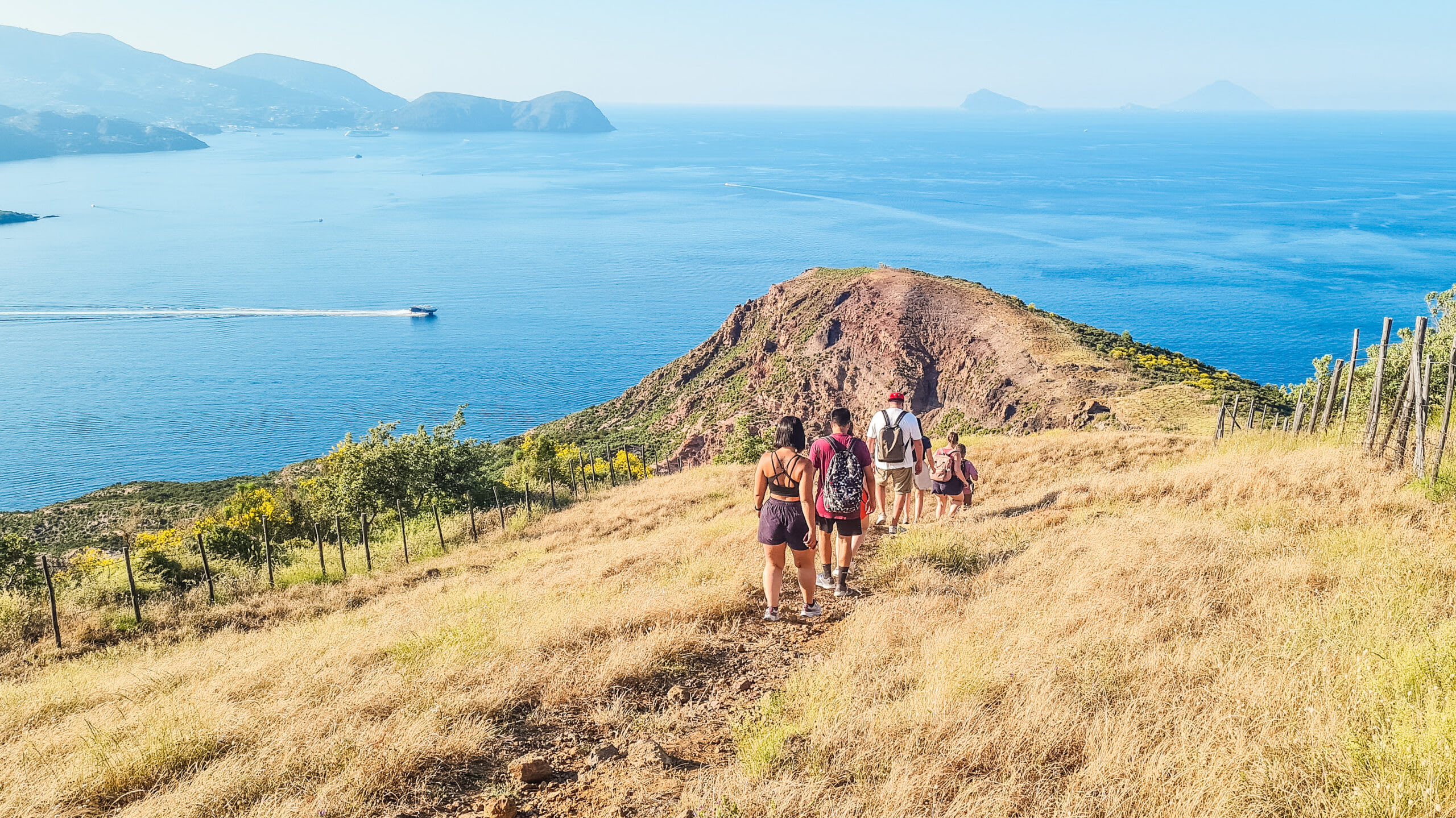 Hiking on Vulcano