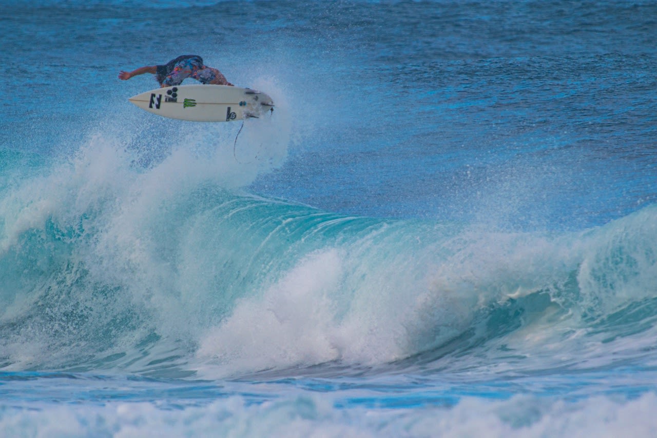 Surfing in Oahu