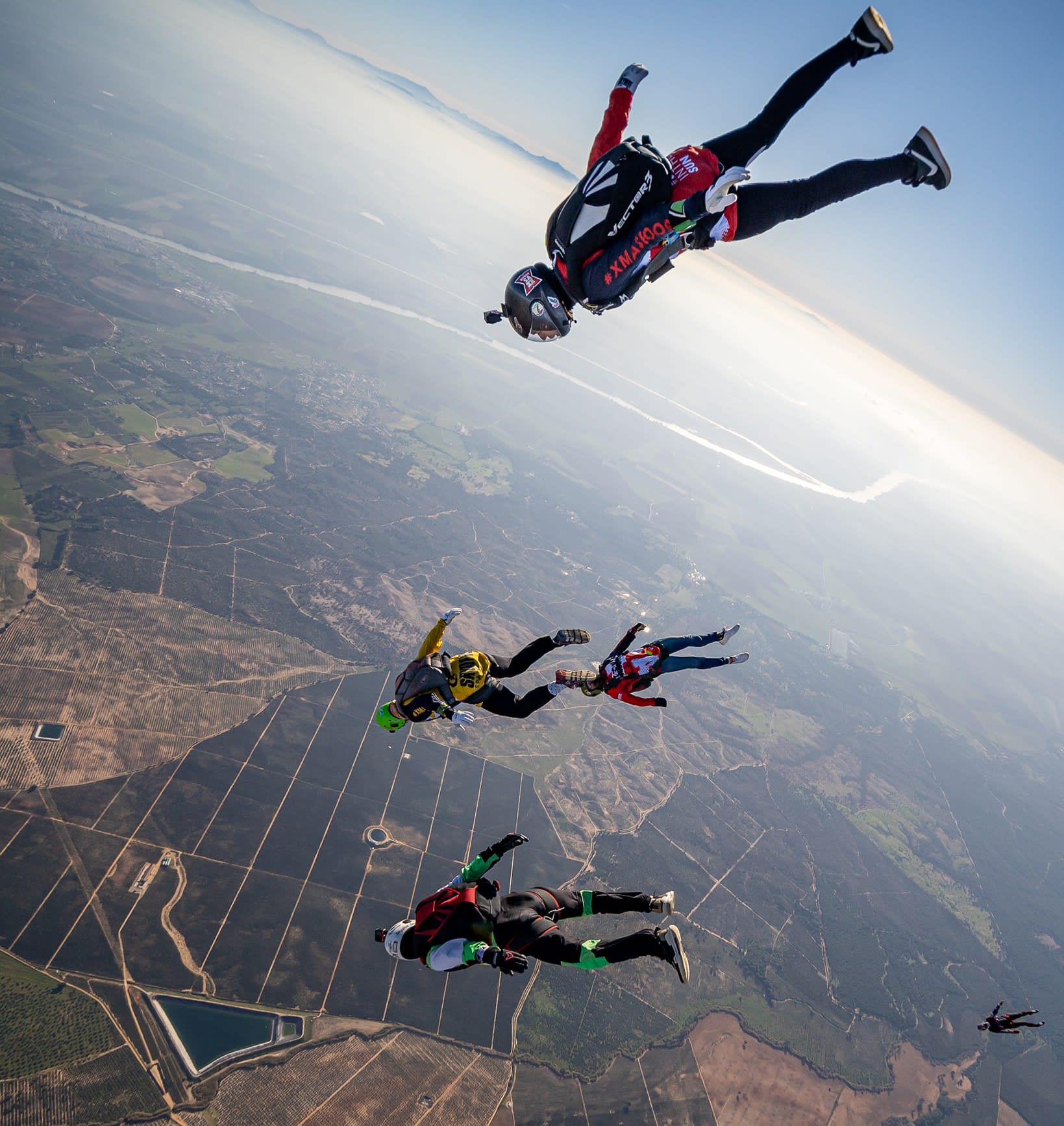 Skydiving in Seville