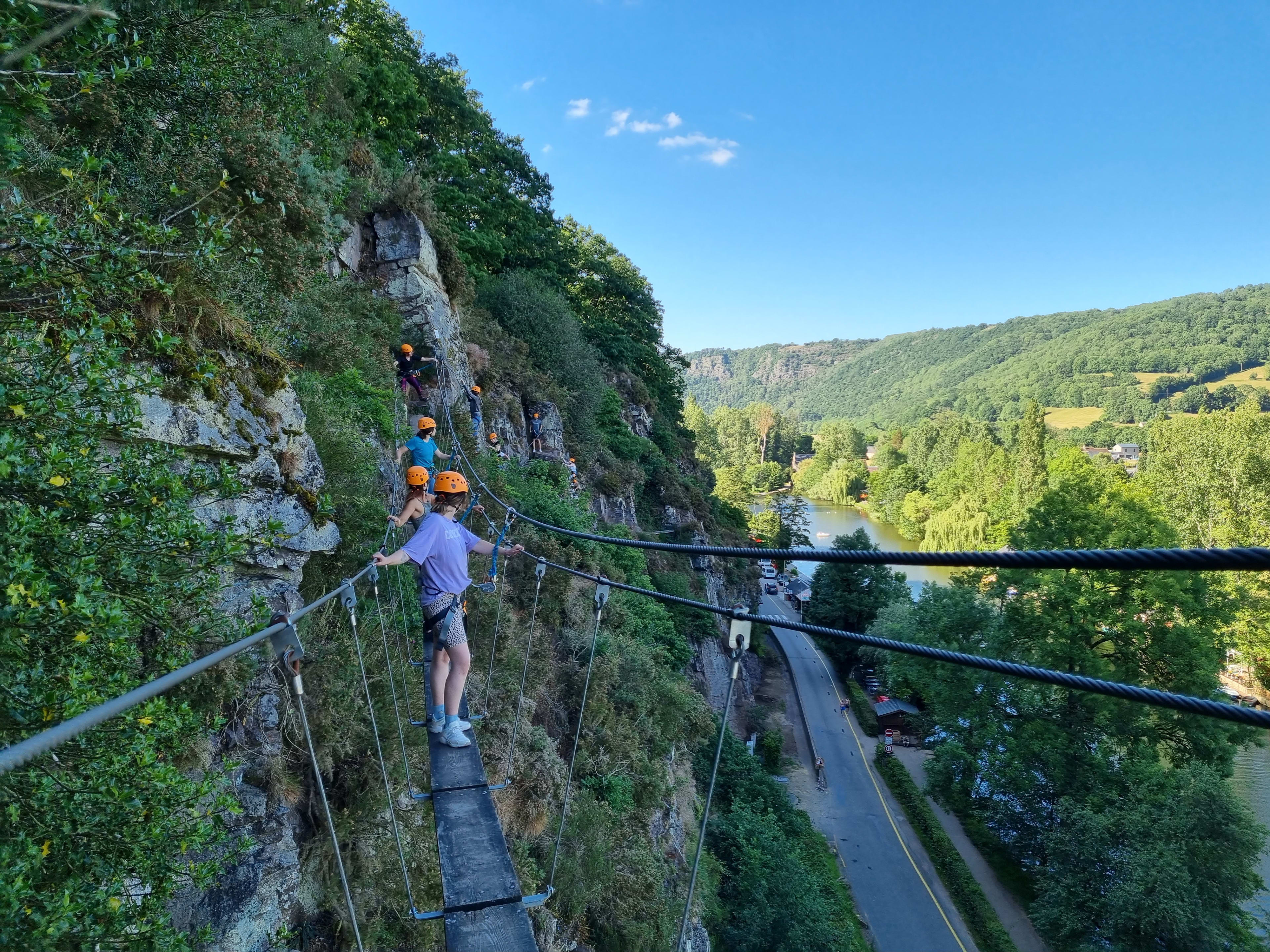 vía ferrata de Clécy