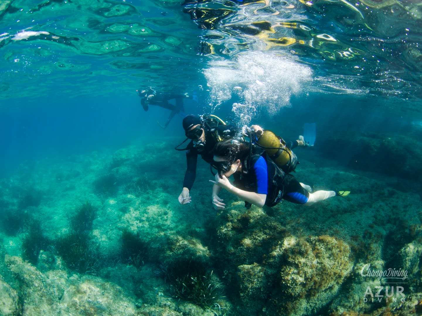 Scuba diving in the Mediterranean