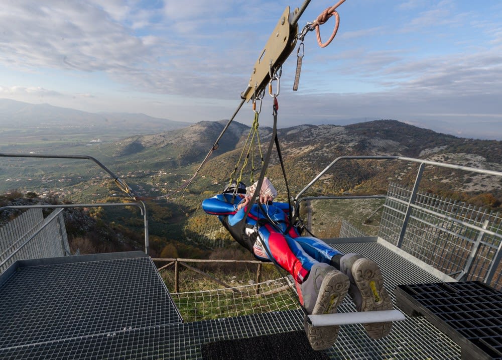 The World's Longest Zipline near Rome