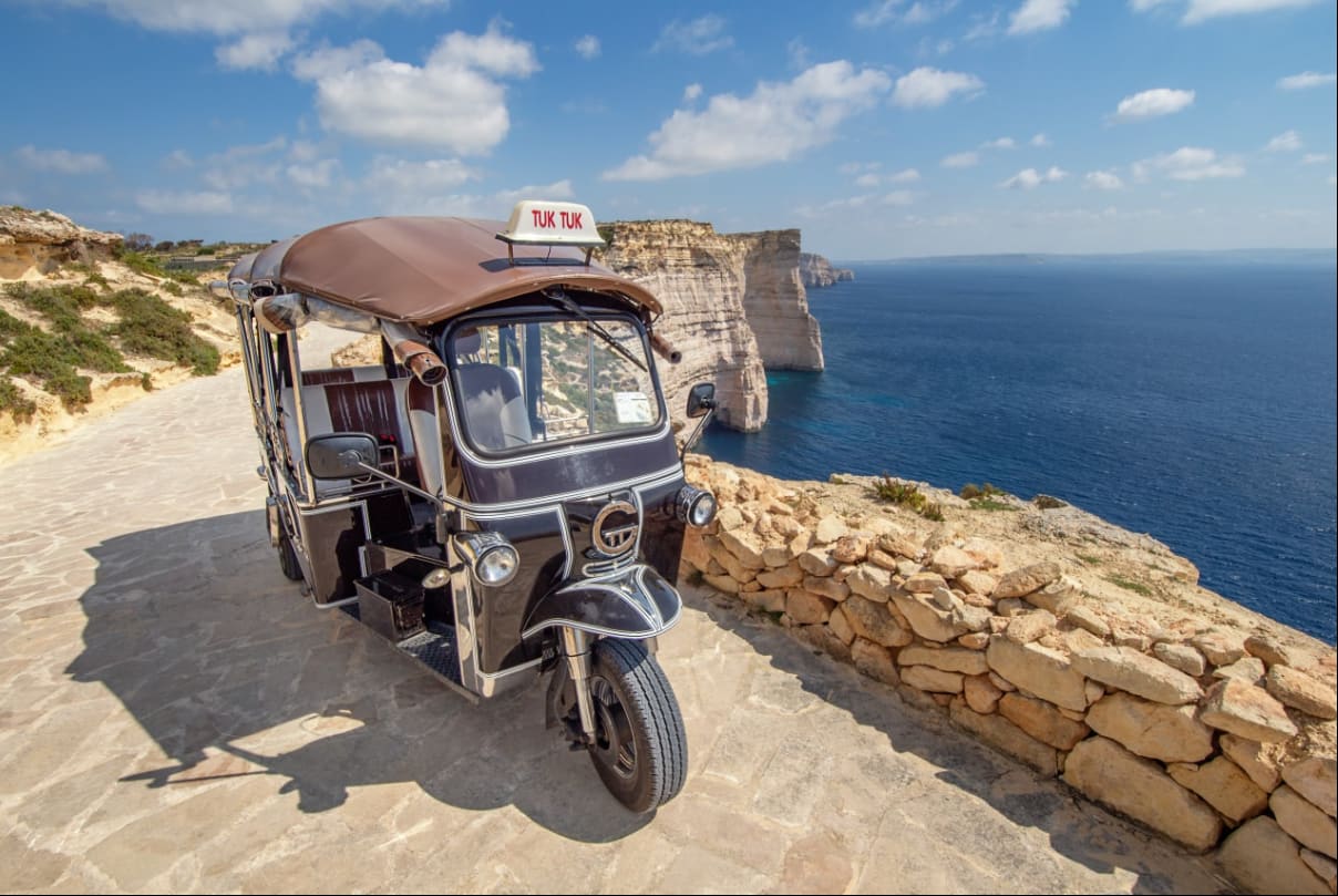 Excursión en Tuk Tuk por la isla de Gozo