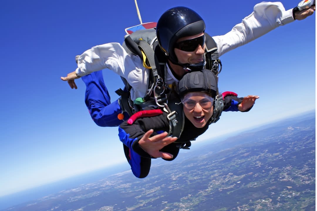 tandem skydiving in Belgium