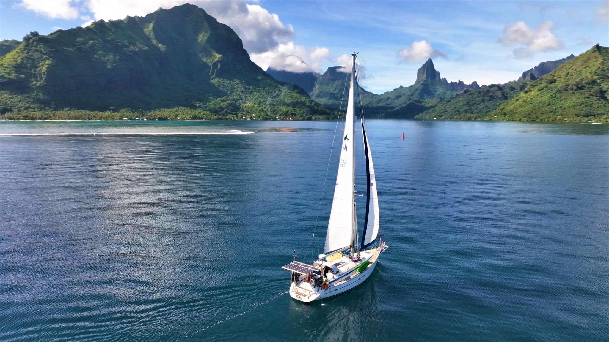 viaje en velero a Moorea