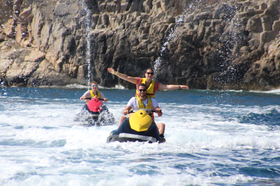 Geführte Jetski-Tour vom Ammoudara-Strand in der Nähe von Heraklion