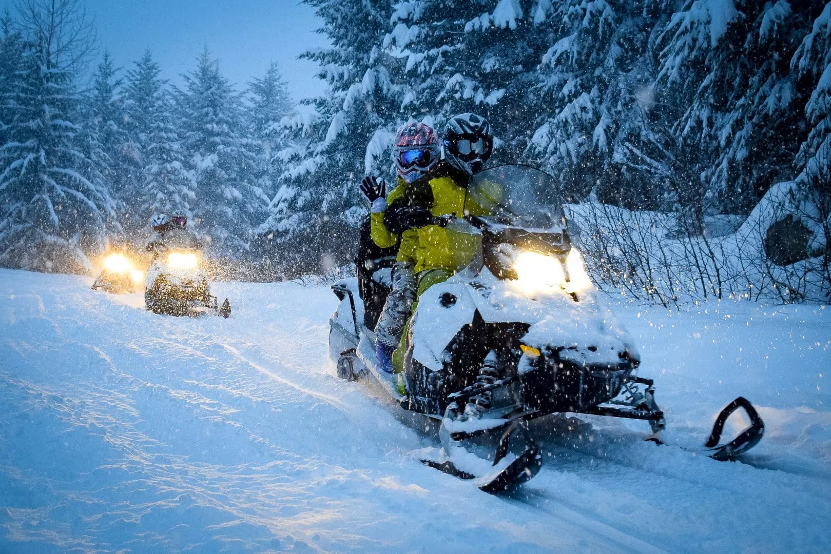 Schneemobilfahren in Chamrousse