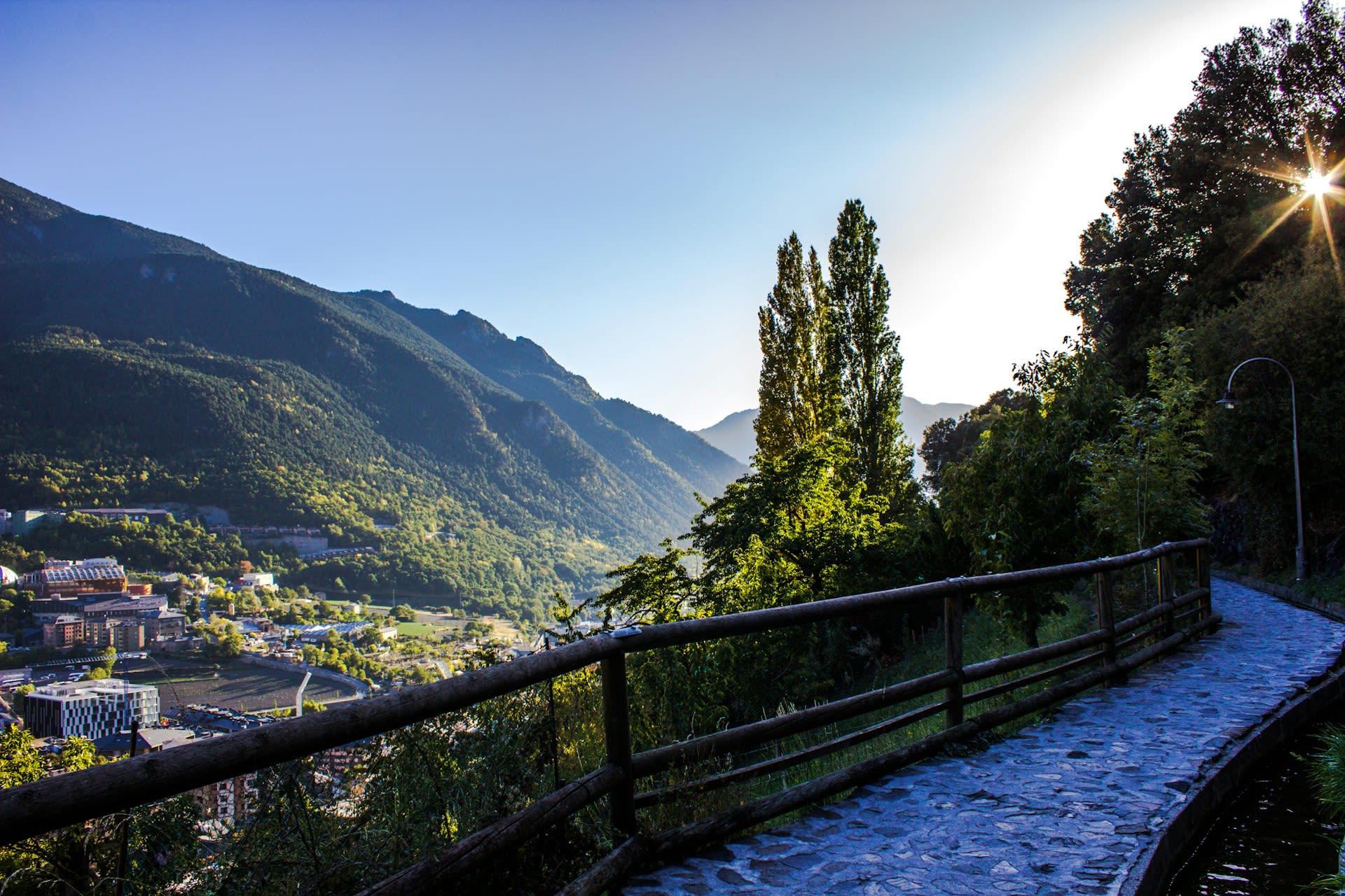 Chemin de la randonnée Rec del Solà à Andorre-la-Vieille