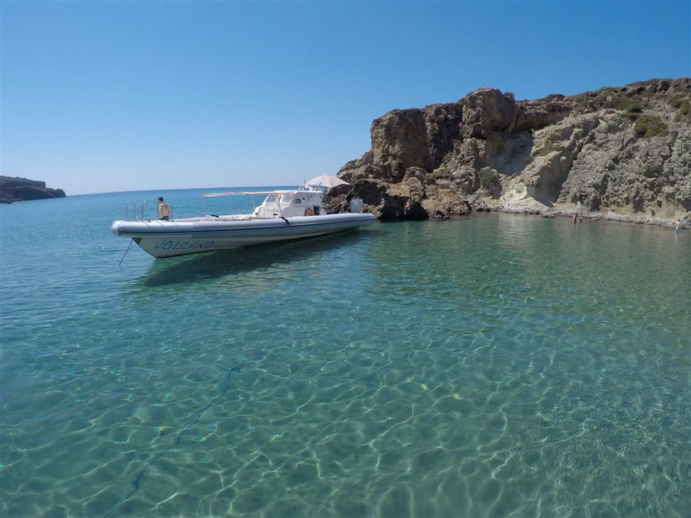 Schnellboot Tour in Milos