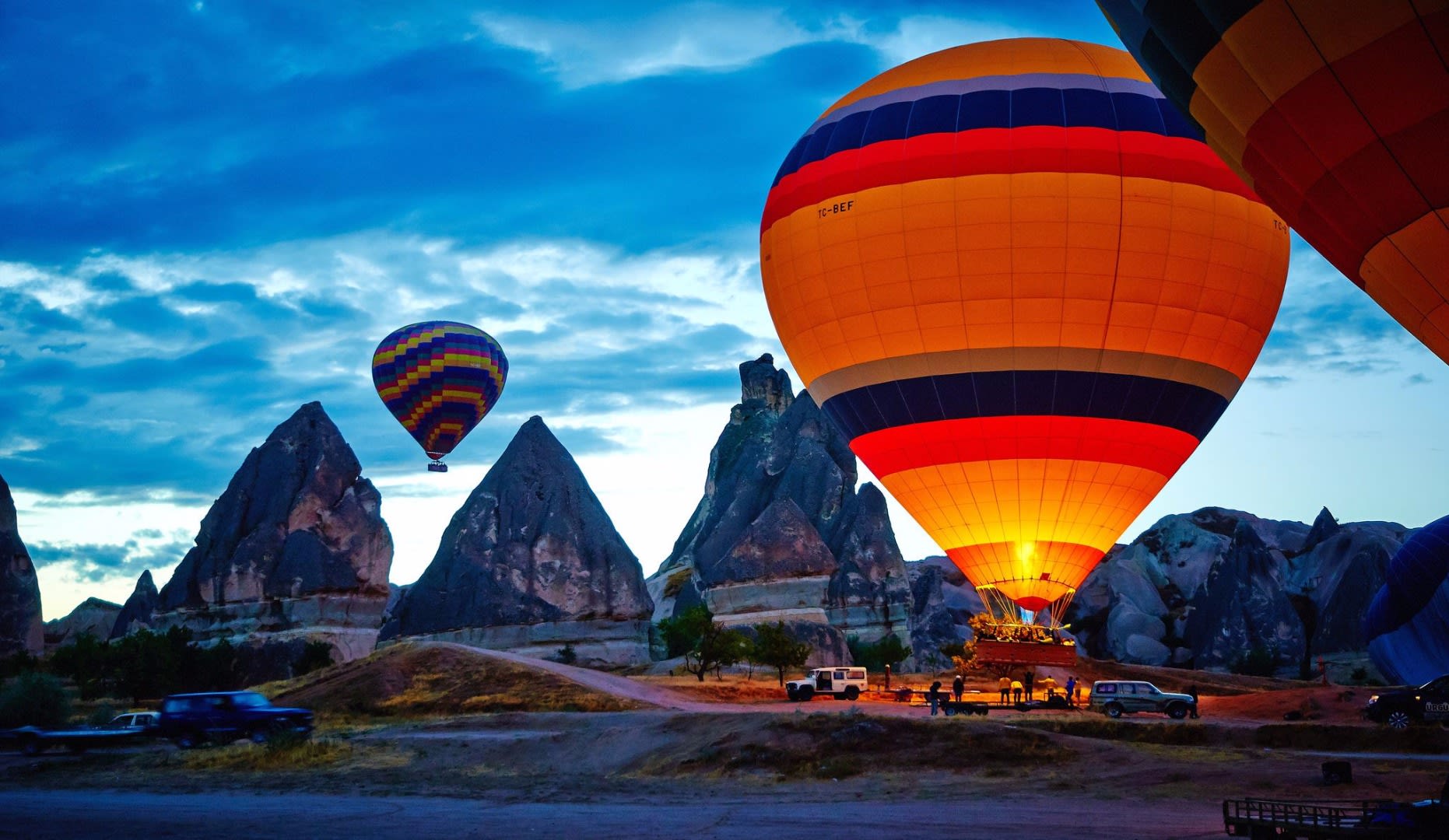 Globo aerostático de Capadocia