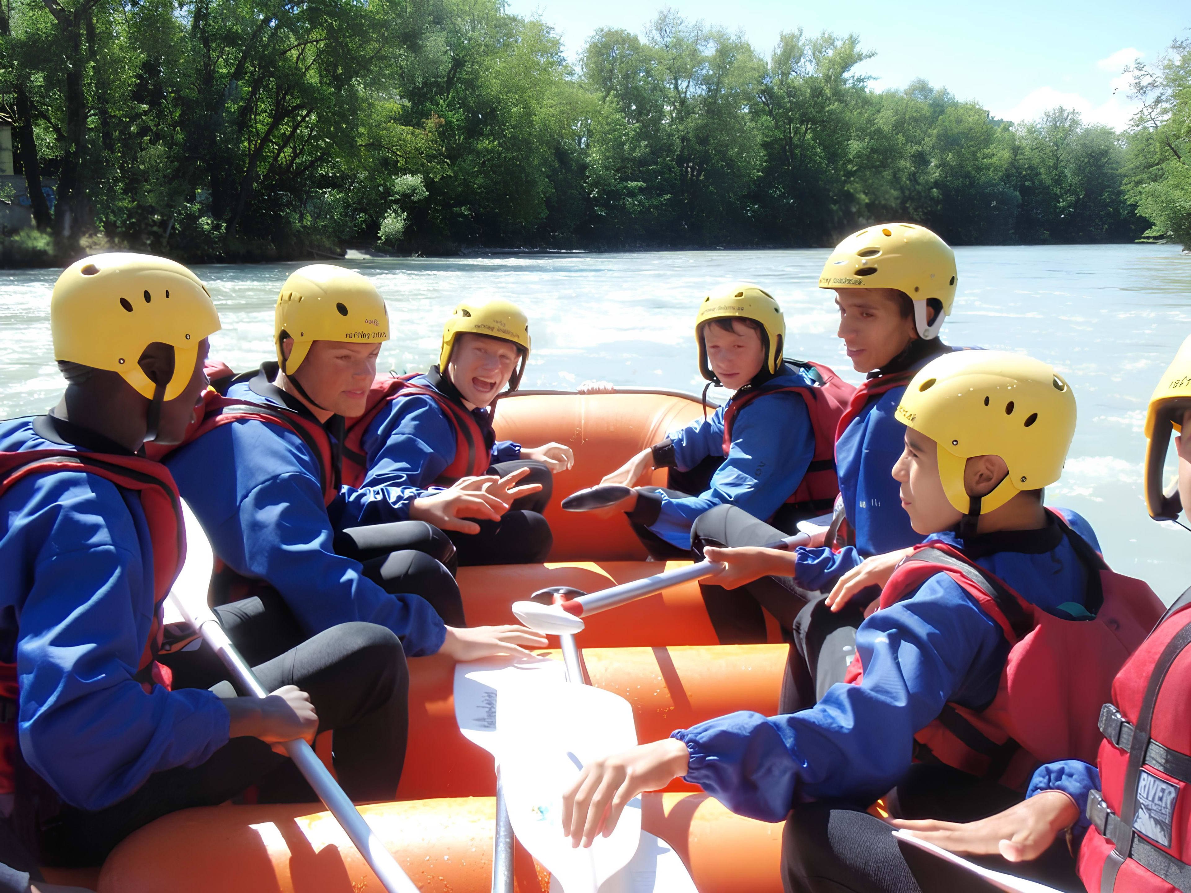 Rafting-Tour auf der Arve in der Nähe von Genf