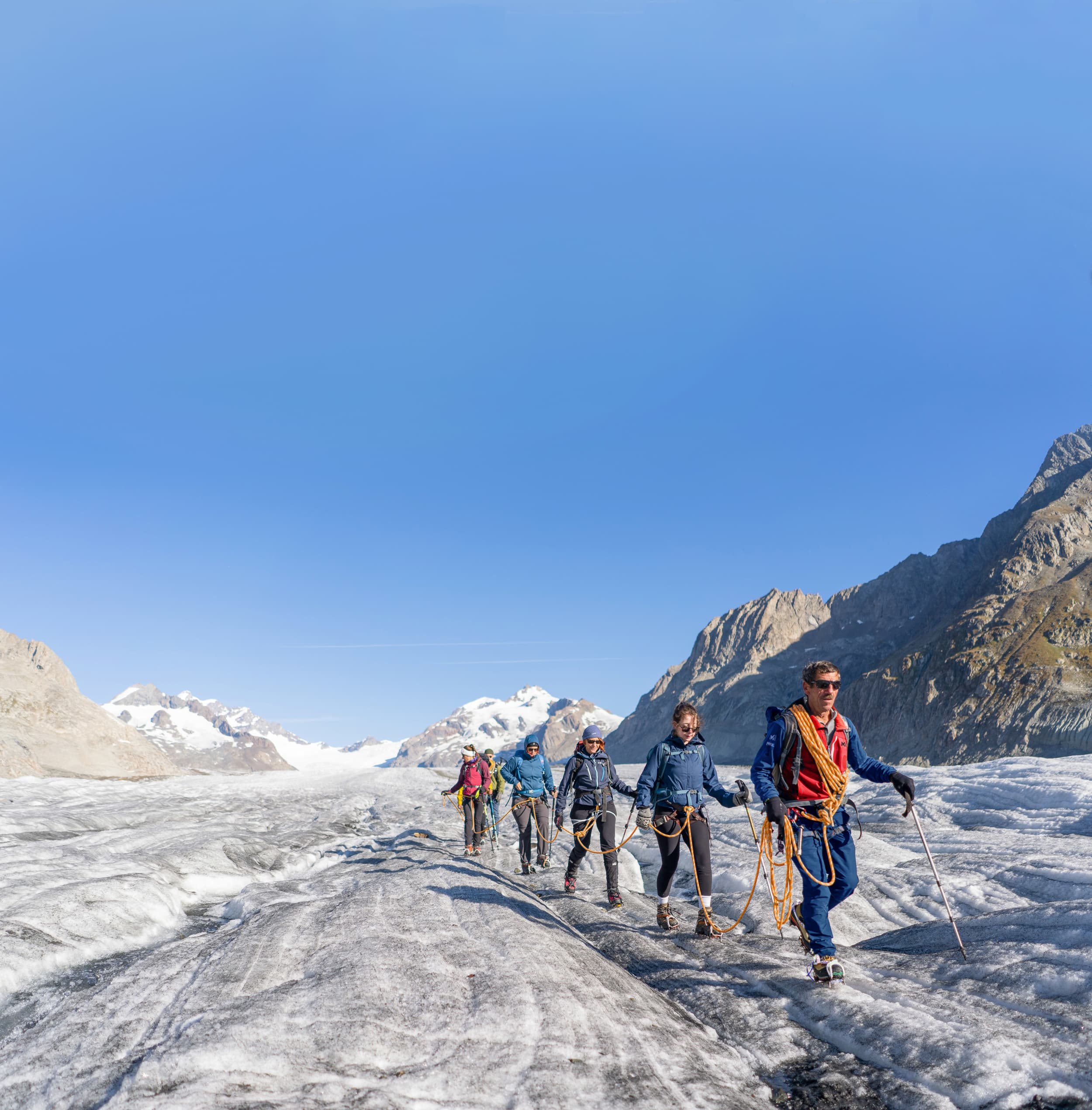 Glacier hike on the Altesch Glacier