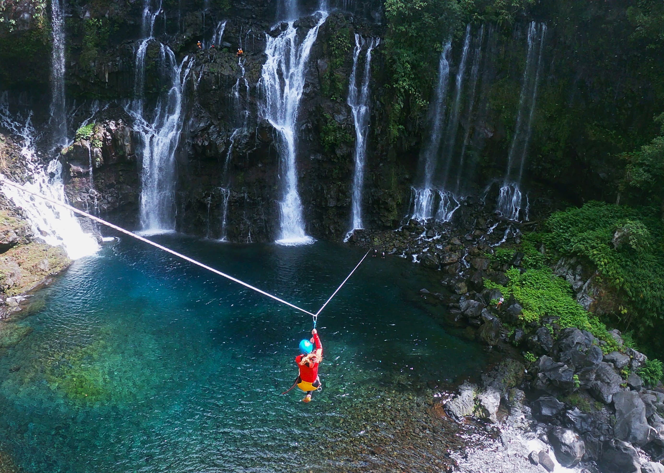 Canyoning an der Rivière Langevin, Saint-Joseph, Insel Réunion