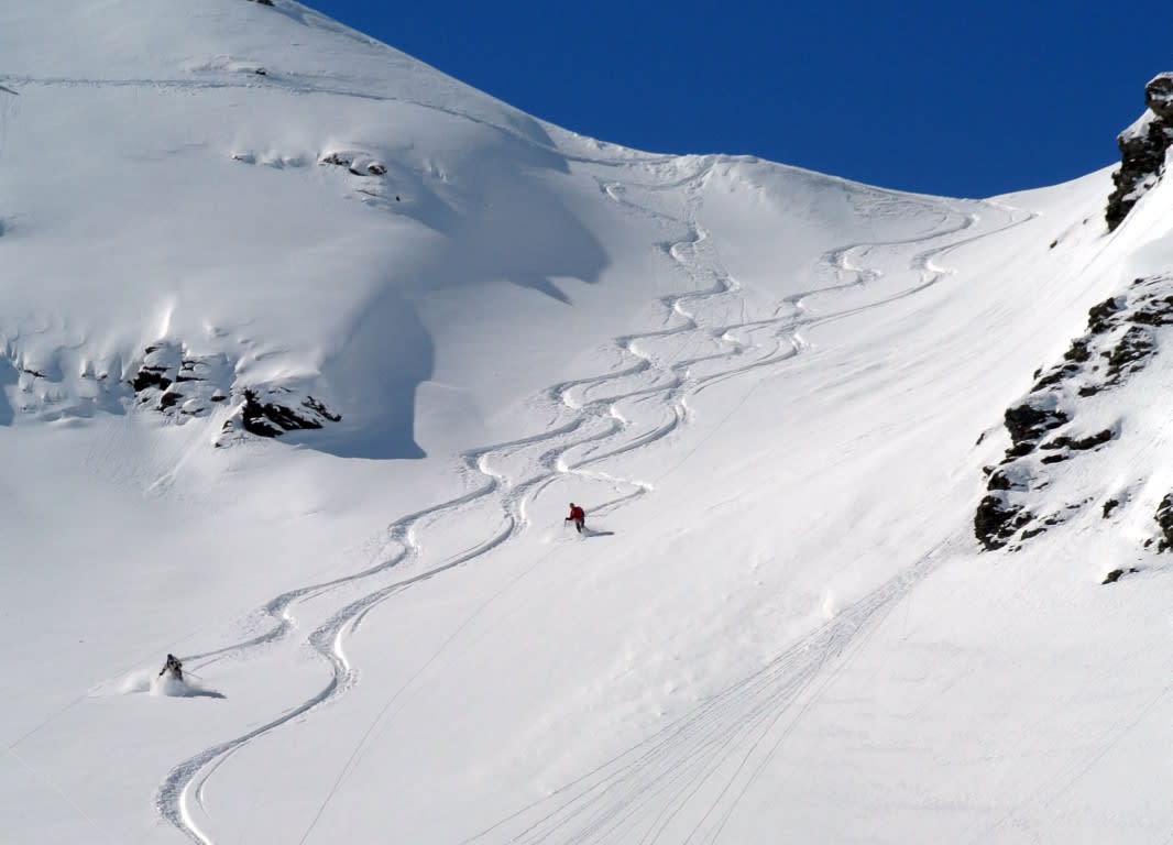 Backcountry skiing day trip in Courmayeur