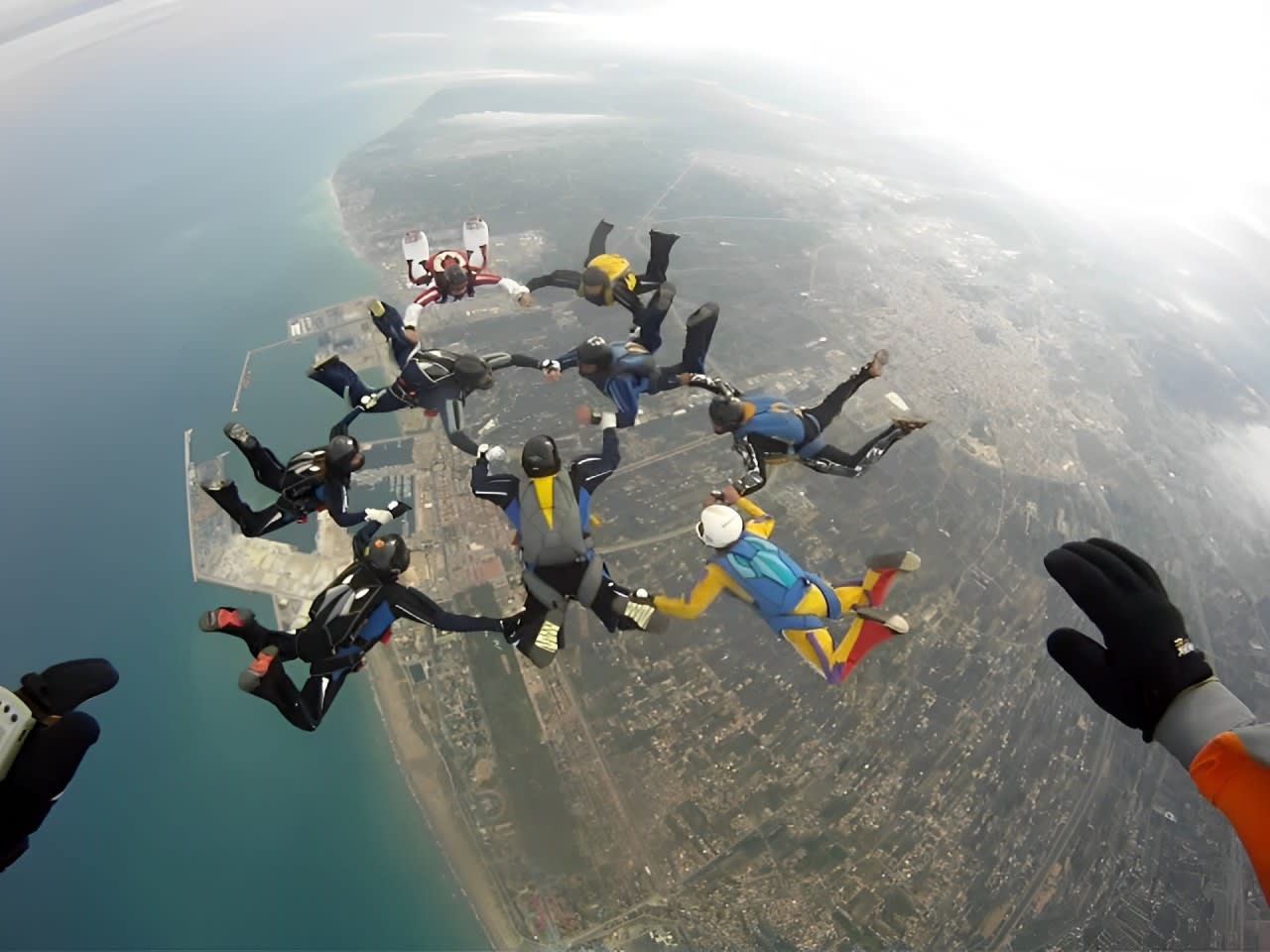 Saut en parachute à Bilbao