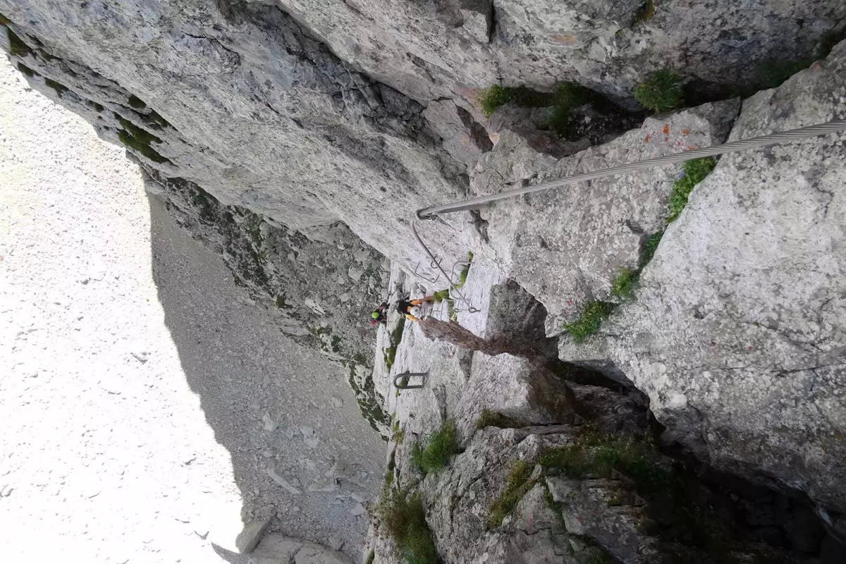 Via ferrata of Taccole