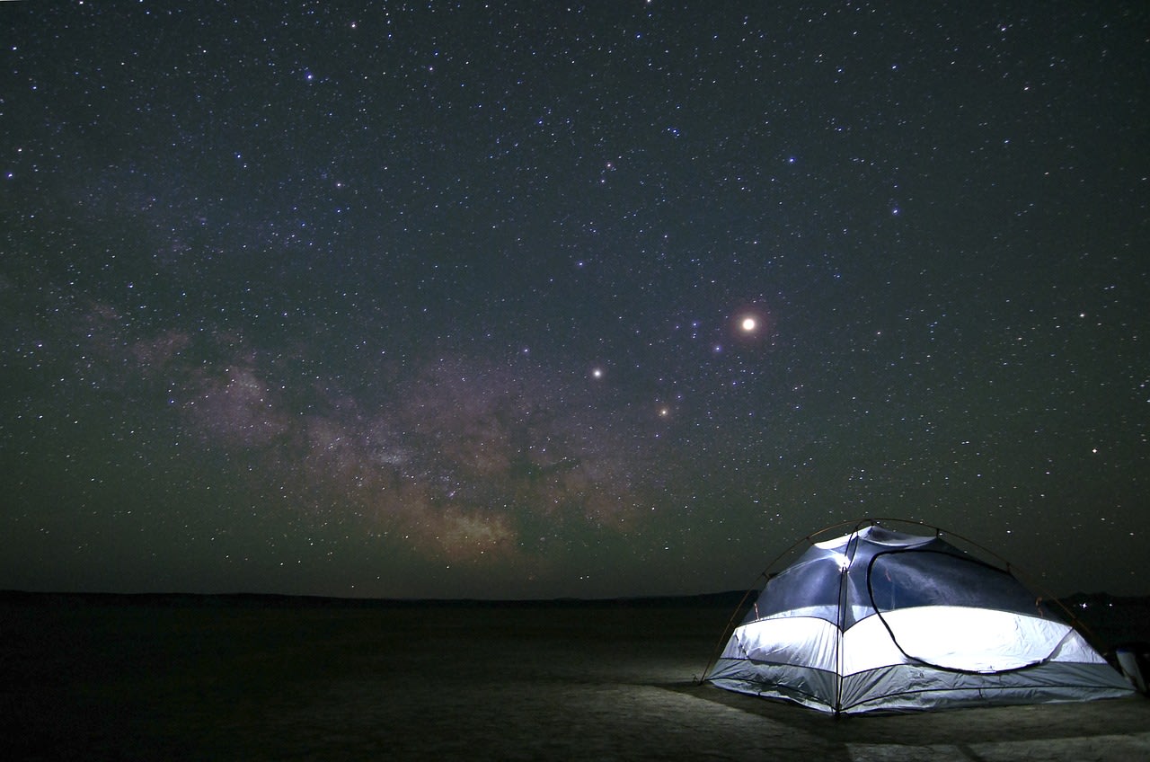 Wild camping in Lapland