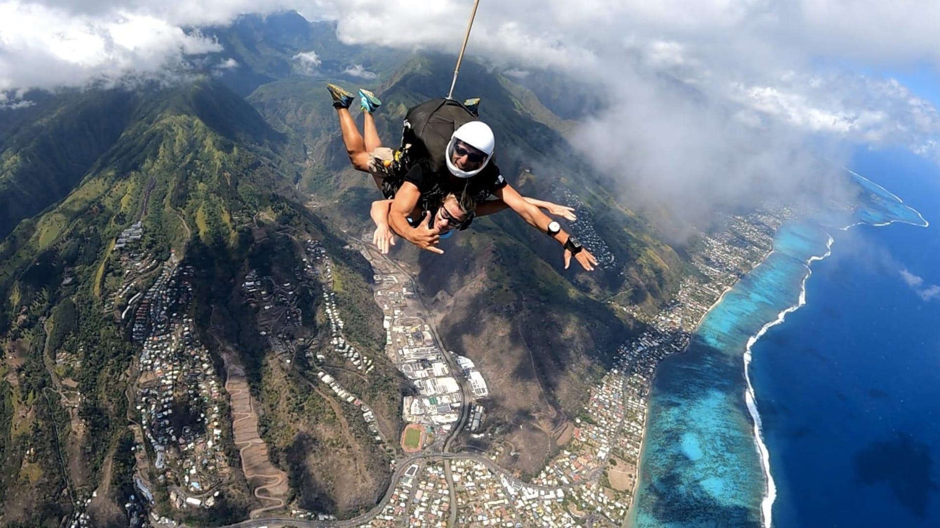 Fallschirmspringen in Französisch-Polynesien