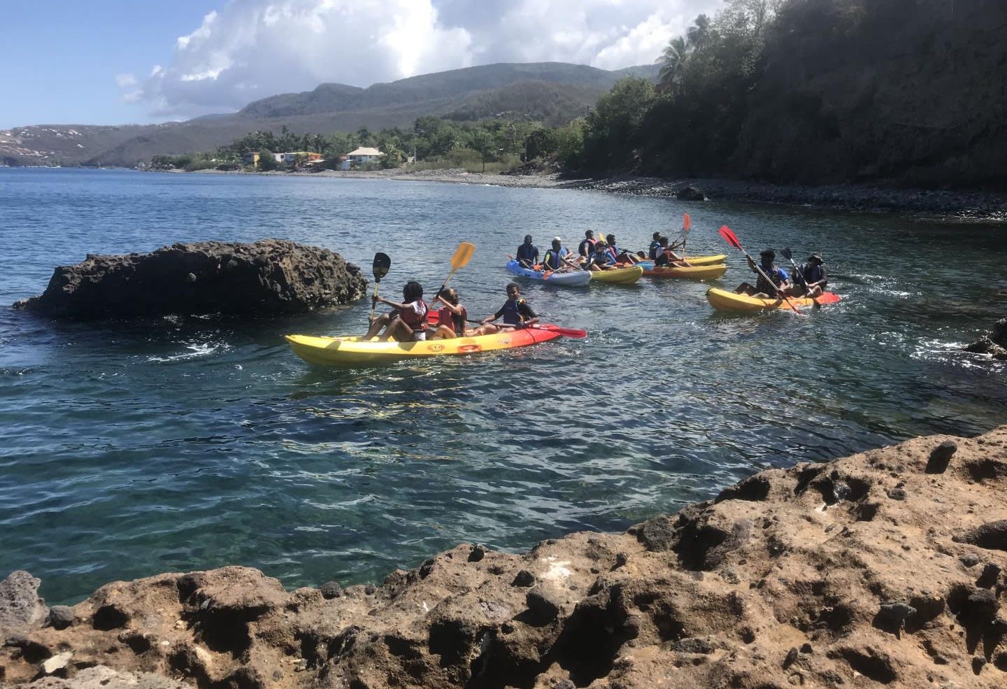 kayak de mer dans la Réserve Cousteau