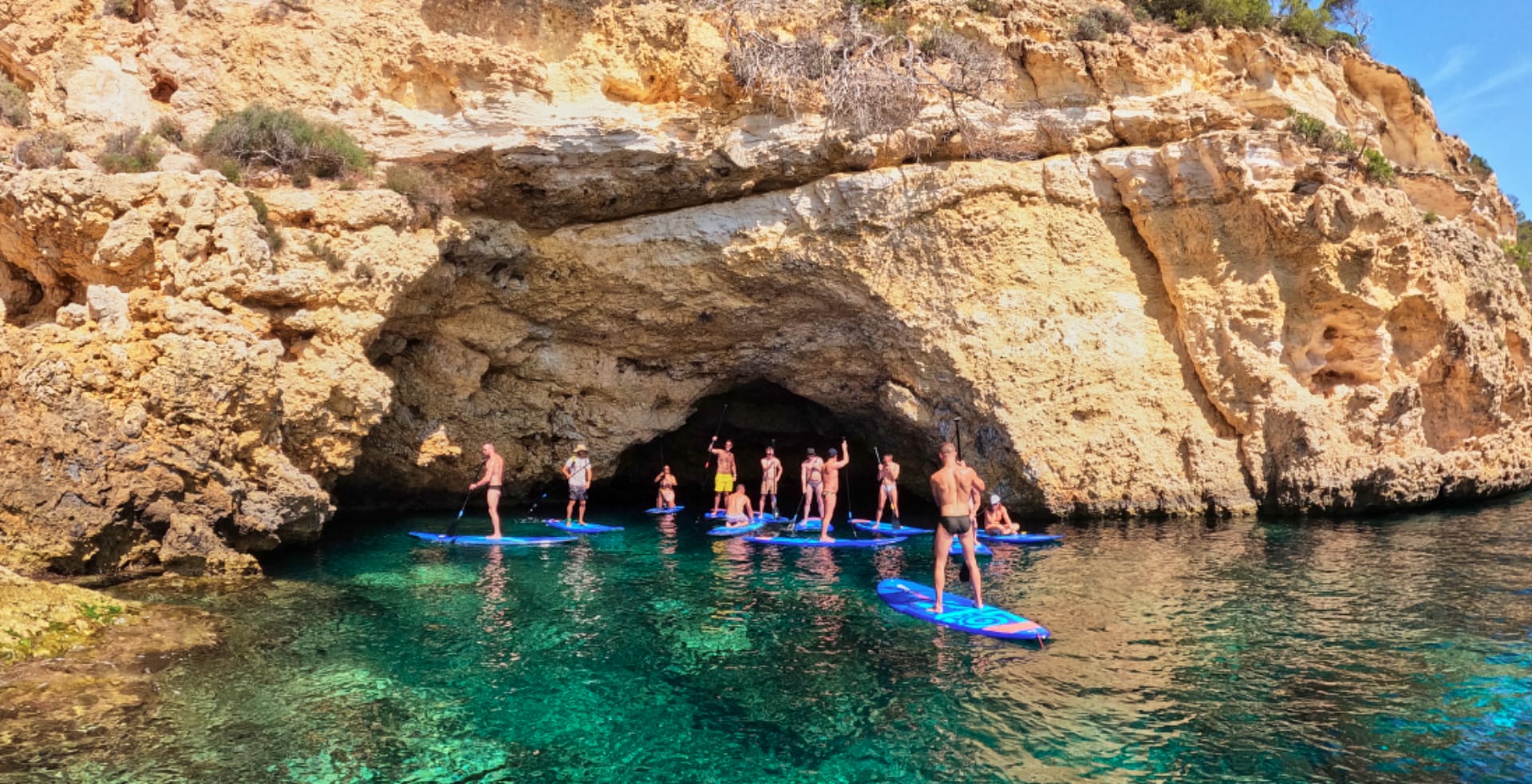 Excursion en stand up paddle à Ibiza