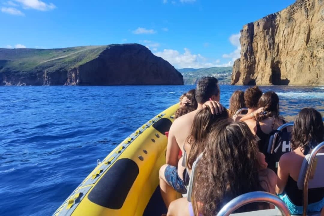Excursión en barco a la isla de Cabras, en el sur de la isla Terceira, en las Azores