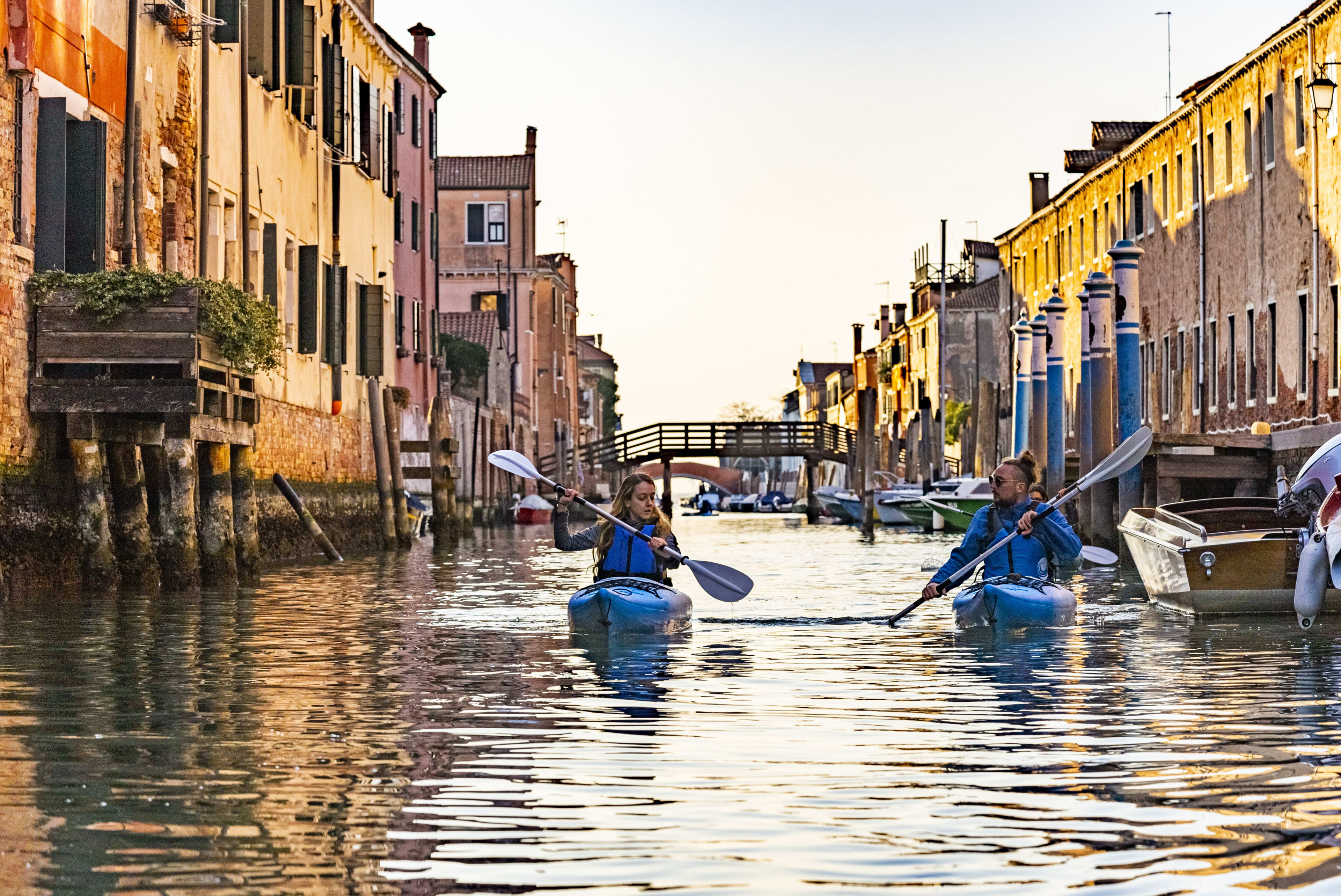 Romantischer Kajakausflug in Venedig