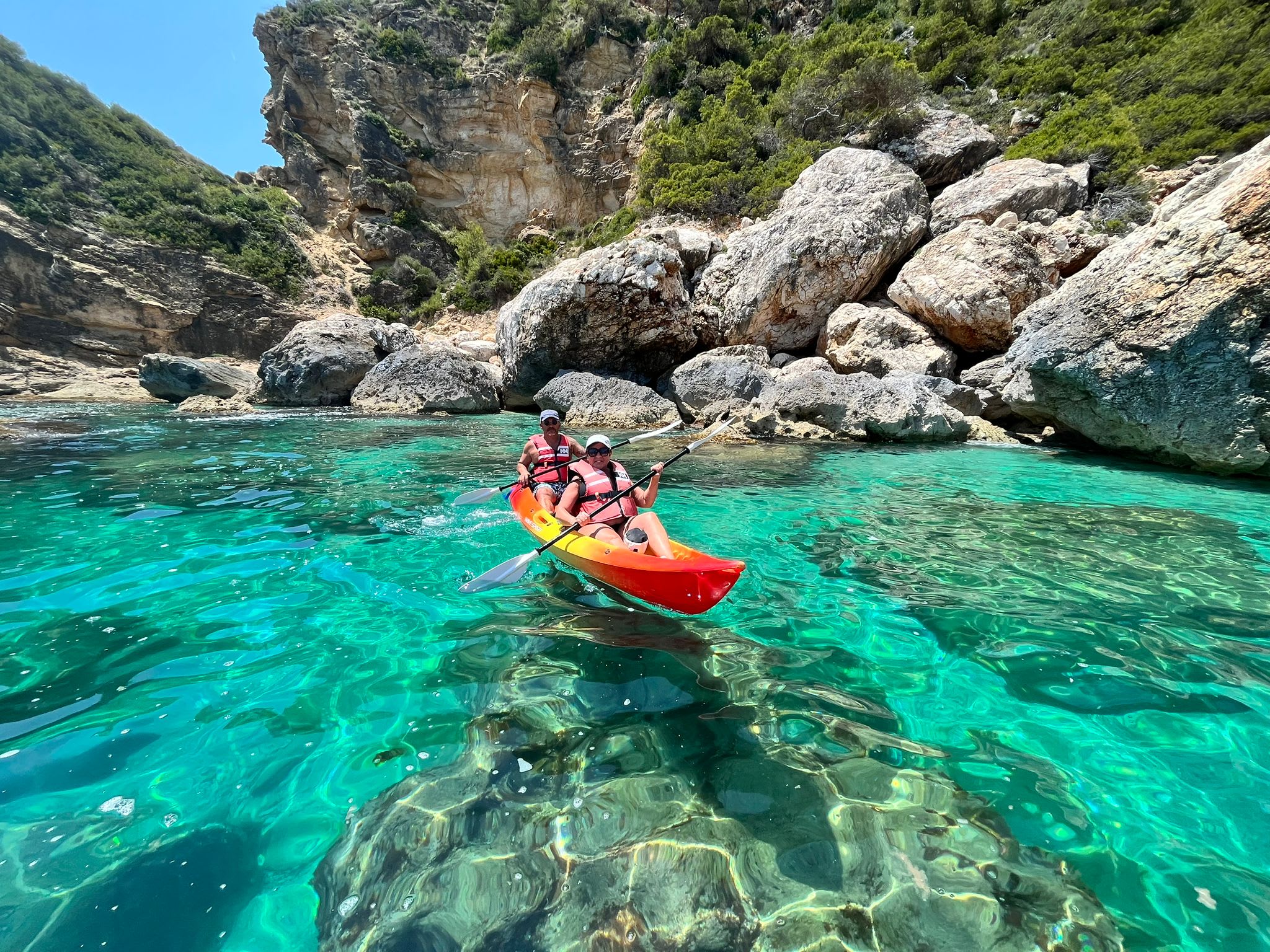 kayaking in Jávea