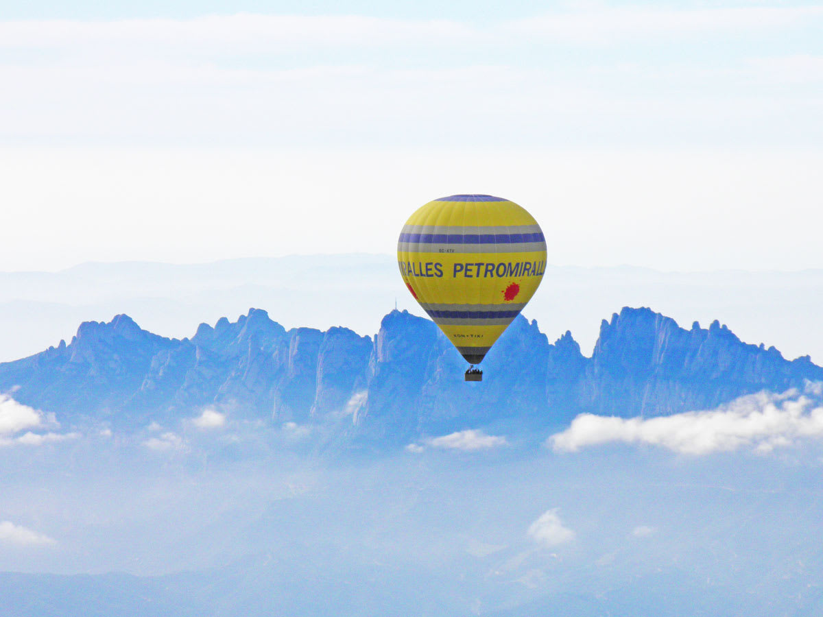 Hot Air Balloon ride in Montserrat near Barcelona