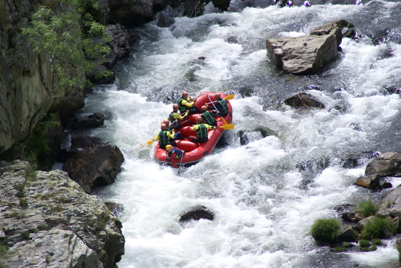 Rafting down the Paiva River