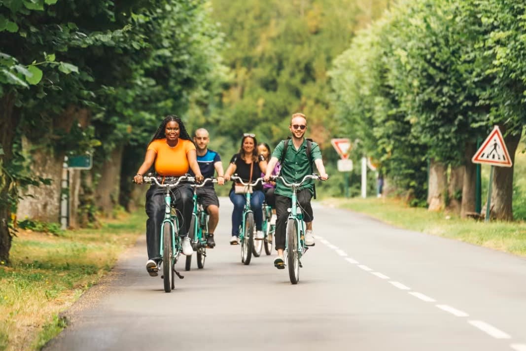 Team building paseo en bicicleta por el parque Vexin