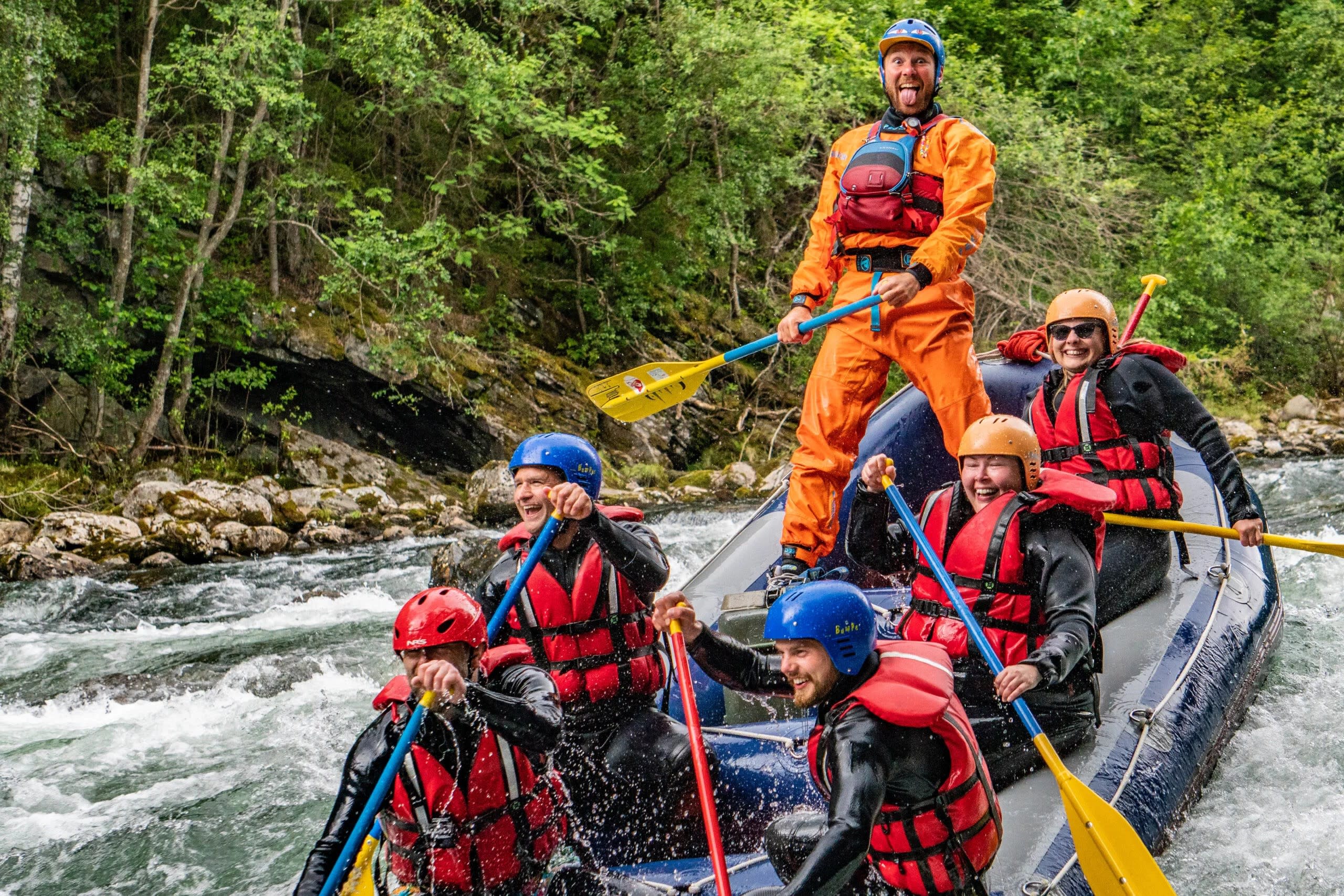 Rafting-Tour für Fortgeschrittene in der Åseng-Schlucht ab Otta